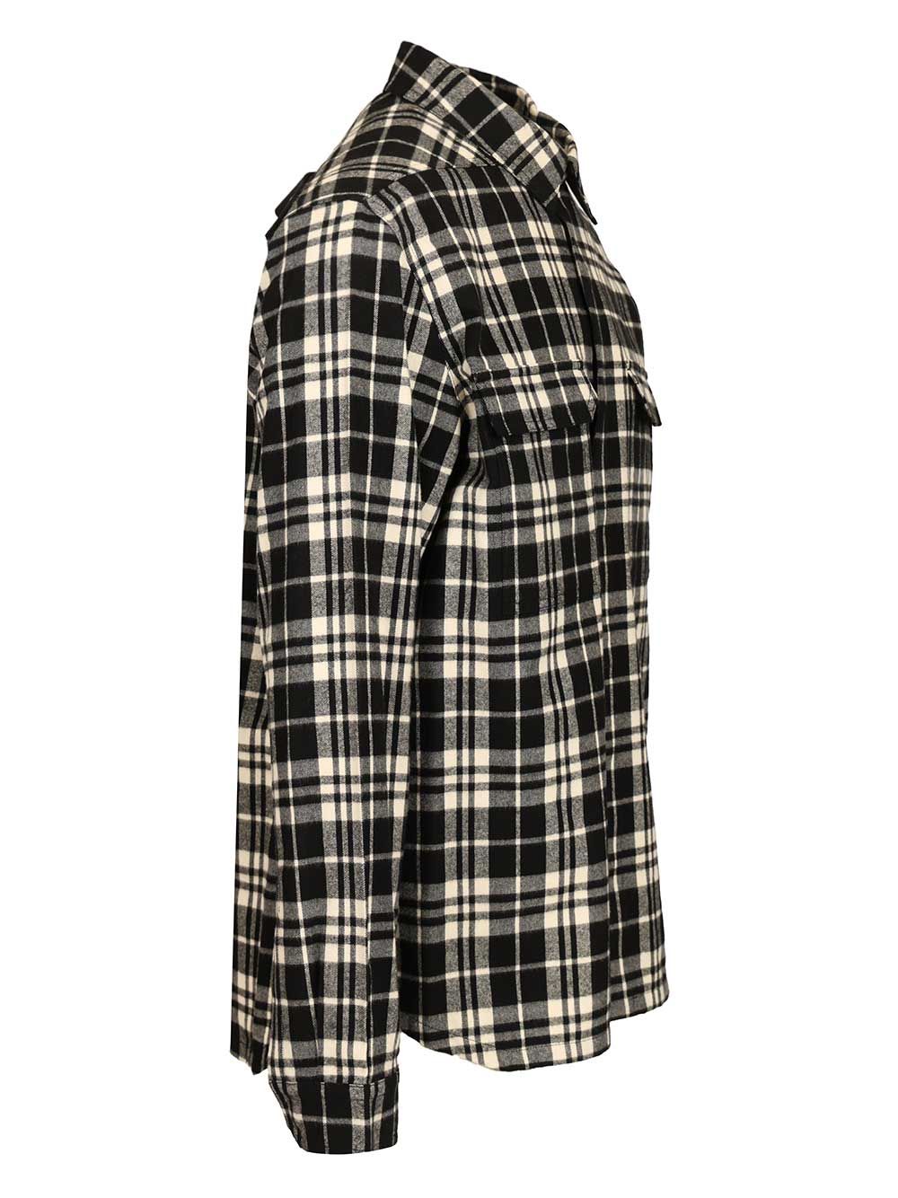 Temple checked cotton shirt RU01F2236CP09P (Rick Owens / カジュアルジャケット ) | Rick Owens (リック オウエンス)(2)