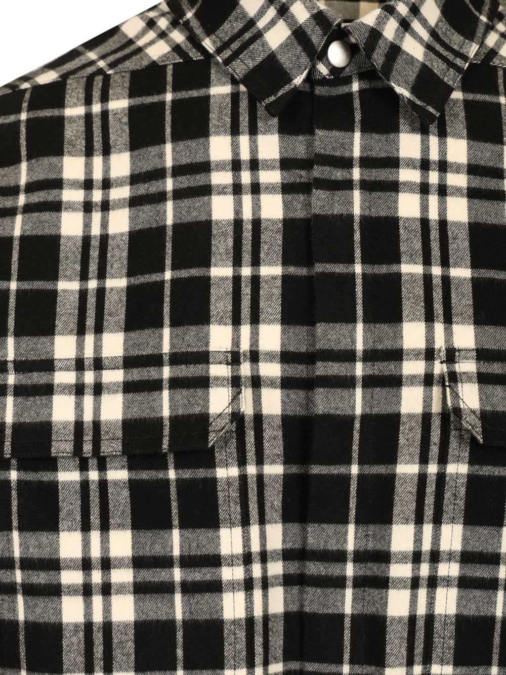 Temple checked cotton shirt RU01F2236CP09P (Rick Owens / カジュアルジャケット ) | Rick Owens (リック オウエンス)(3)