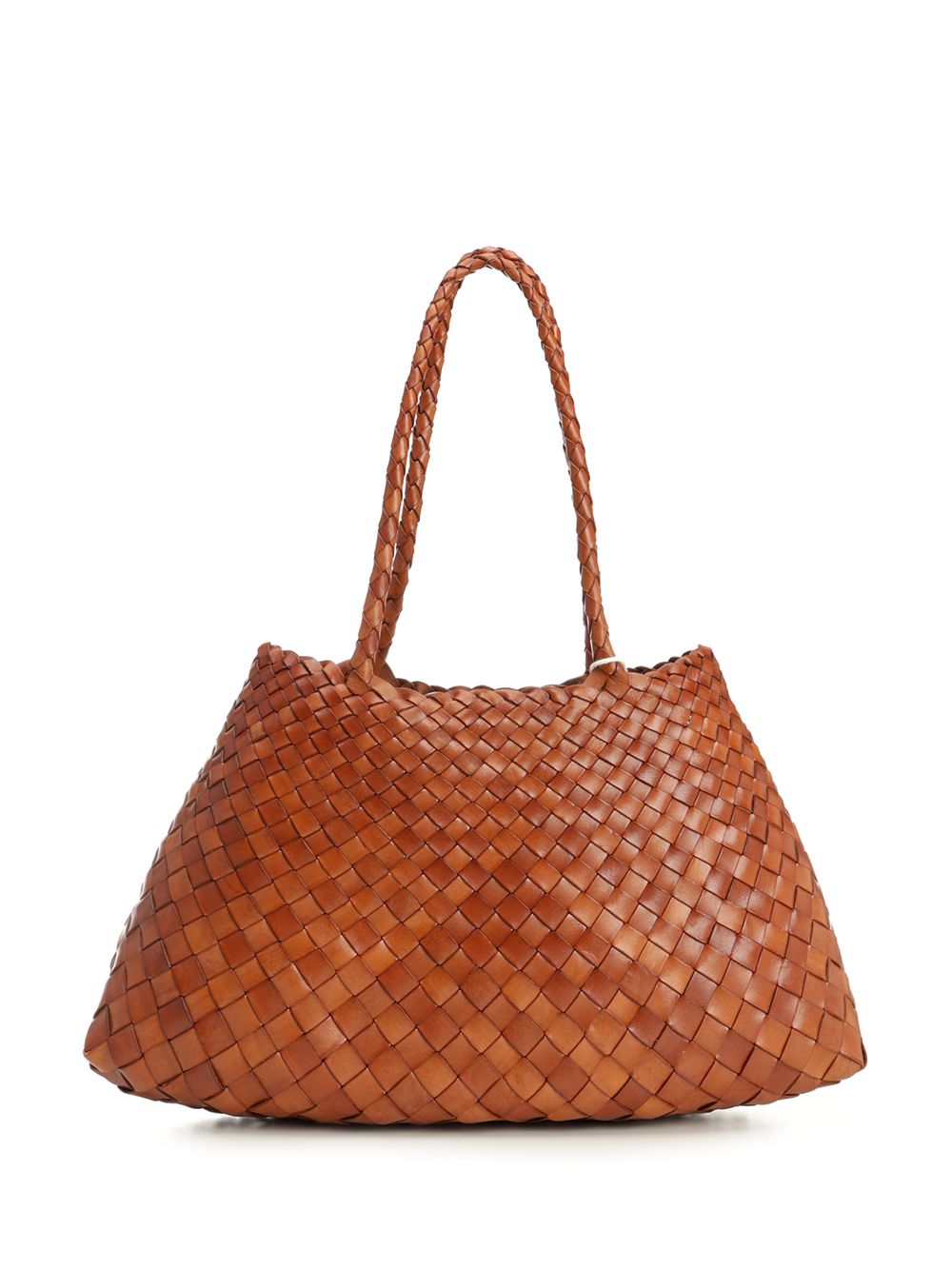 Santa Croce Big Woven Leather Tote Bag 8892TAN (dragon DIFFUSION / ハンドバッグ・ショルダーバッグ ) | dragon DIFFUSION (ドラゴンディフュージョン)