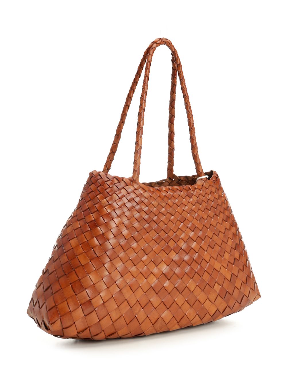 Santa Croce Big Woven Leather Tote Bag 8892TAN (dragon DIFFUSION / ハンドバッグ・ショルダーバッグ ) | dragon DIFFUSION (ドラゴンディフュージョン)(1)