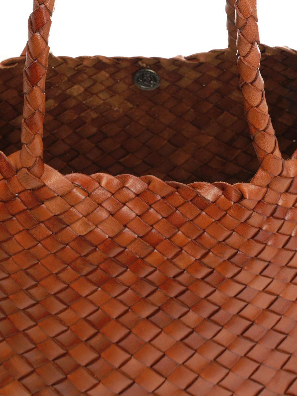 Santa Croce Big Woven Leather Tote Bag 8892TAN (dragon DIFFUSION / ハンドバッグ・ショルダーバッグ ) | dragon DIFFUSION (ドラゴンディフュージョン)(4)