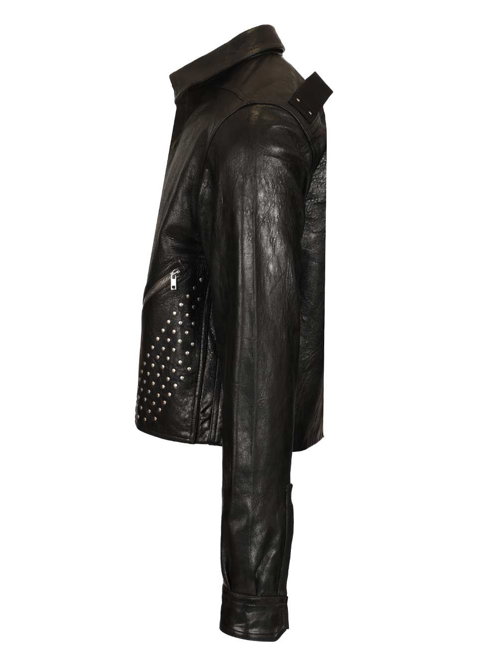 TOUR ALICE JACKET IN LEATHER WITH STUDS DETAILS RR01F2742LBEES609 (Rick Owens / レザー&ファージャケット・コート ) | Rick Owens (リック オウエンス)(2)