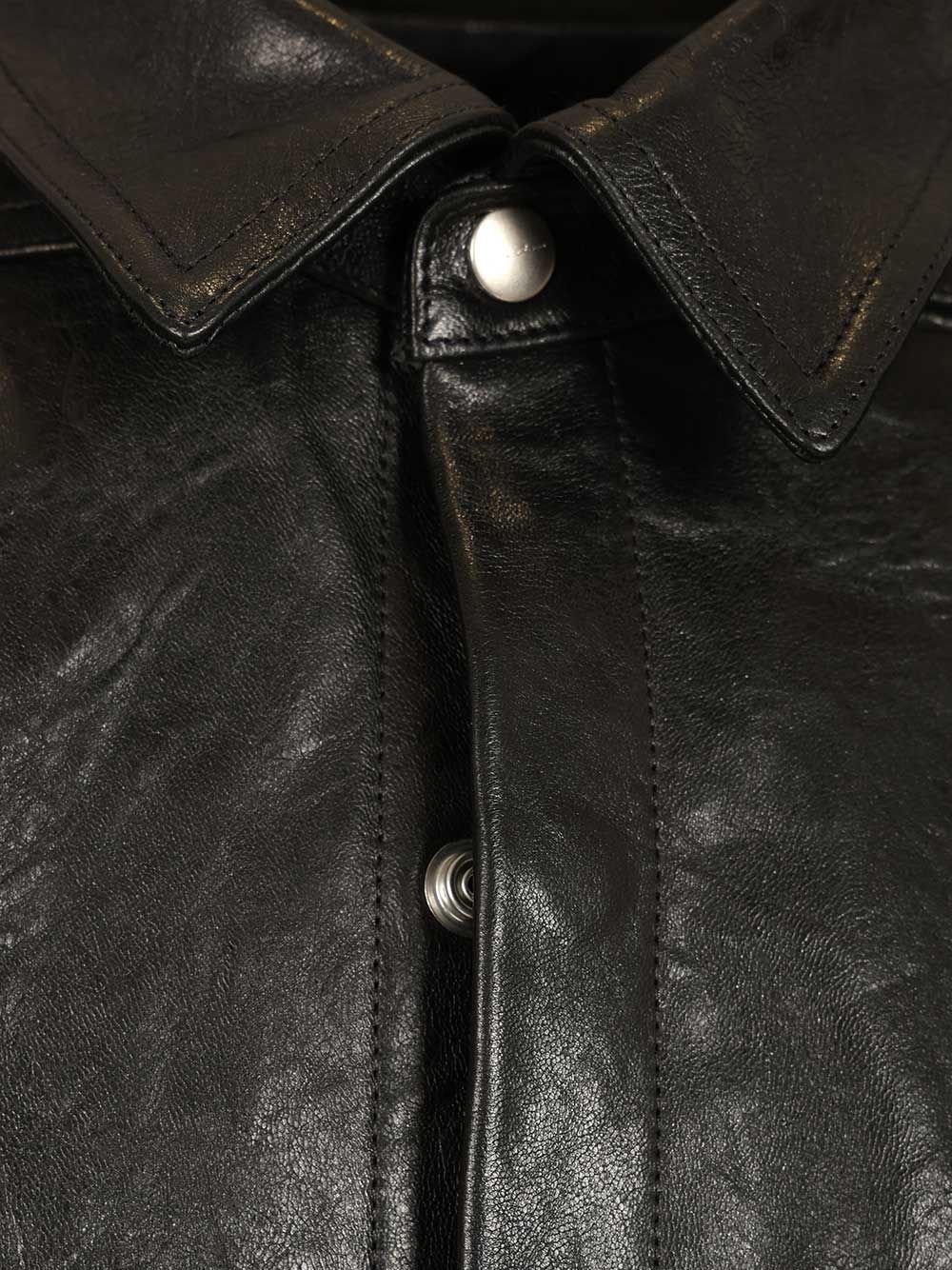 TOUR ALICE JACKET IN LEATHER WITH STUDS DETAILS RR01F2742LBEES609 (Rick Owens / レザー&ファージャケット・コート ) | Rick Owens (リック オウエンス)(3)
