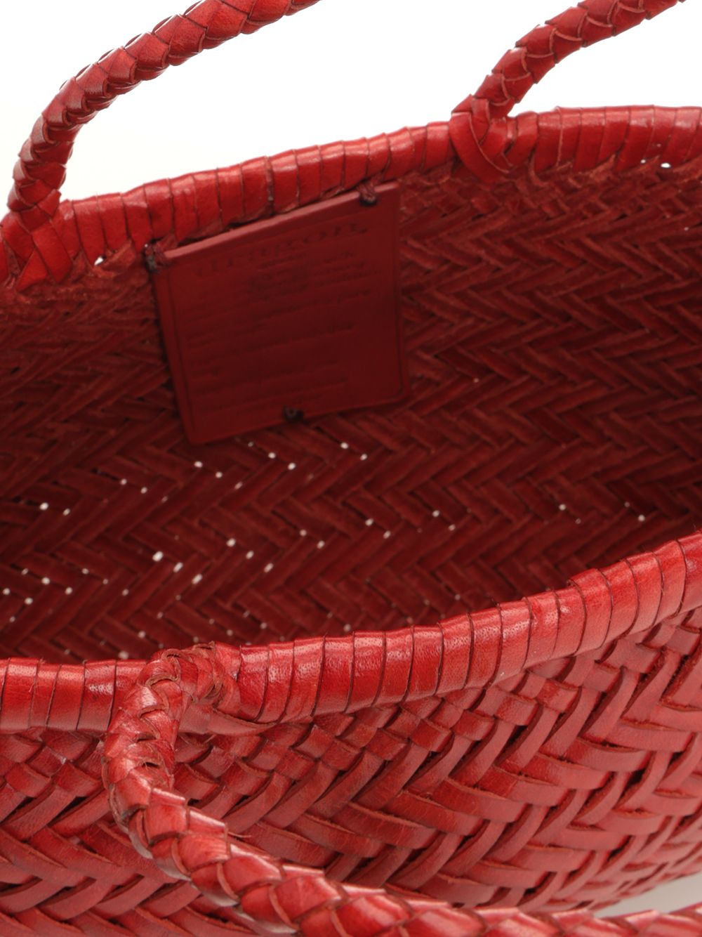"Mini Flat Gora" basket bag 8809POPPY (dragon DIFFUSION / トートバッグ ) | dragon DIFFUSION (ドラゴンディフュージョン)(4)