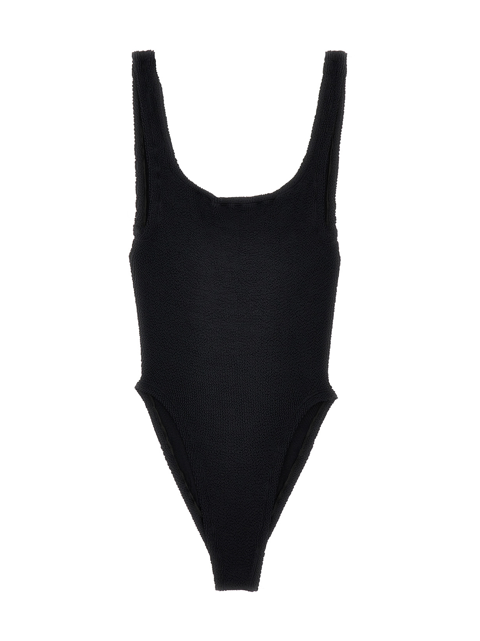 'Square Neck' one-piece swimsuit SQUARENECKSWIMBLACK (Hunza G / スイムウェア ) | Hunza G (フンザ ジー)