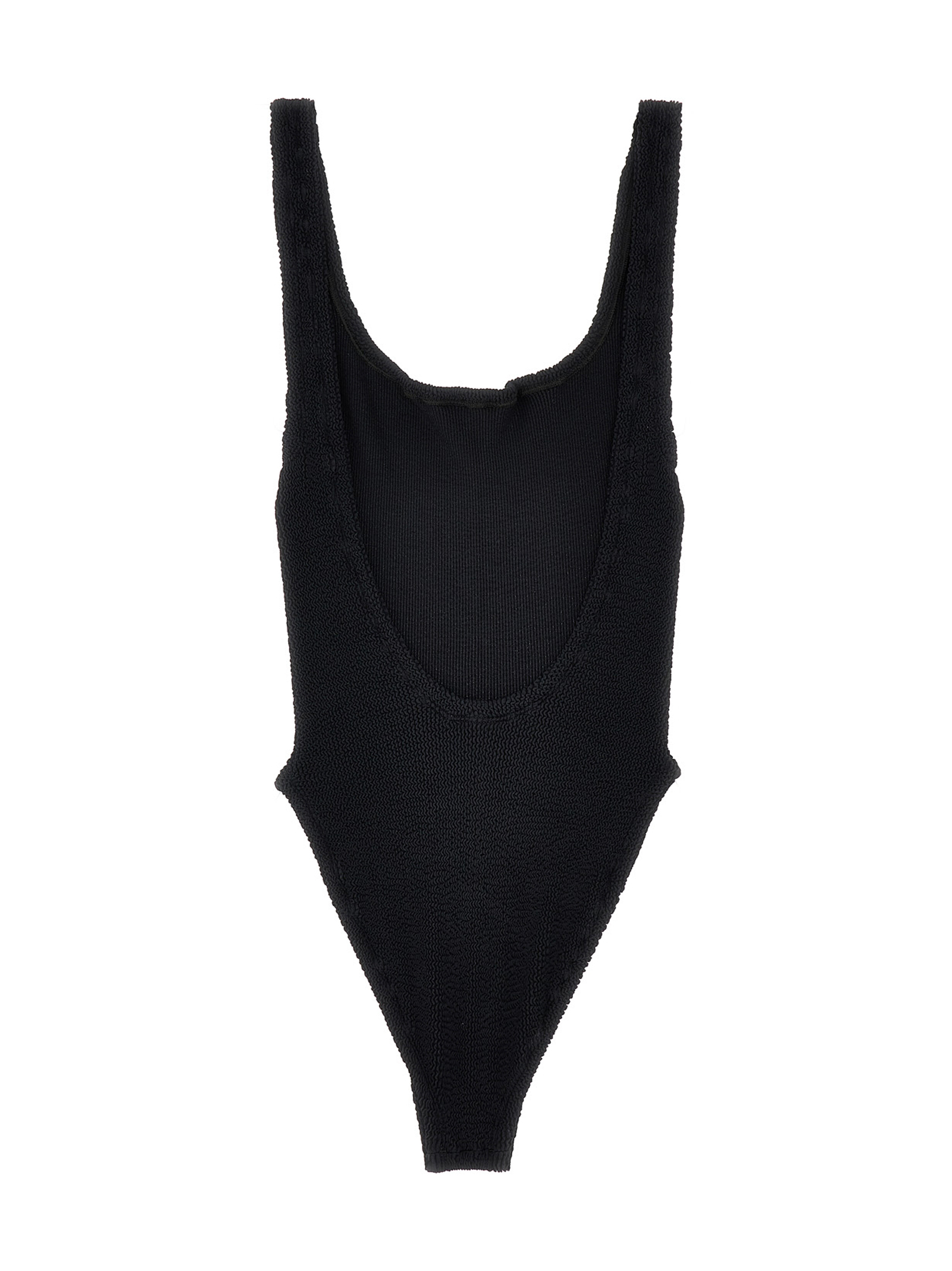 'Square Neck' one-piece swimsuit SQUARENECKSWIMBLACK (Hunza G / スイムウェア ) | Hunza G (フンザ ジー)(1)