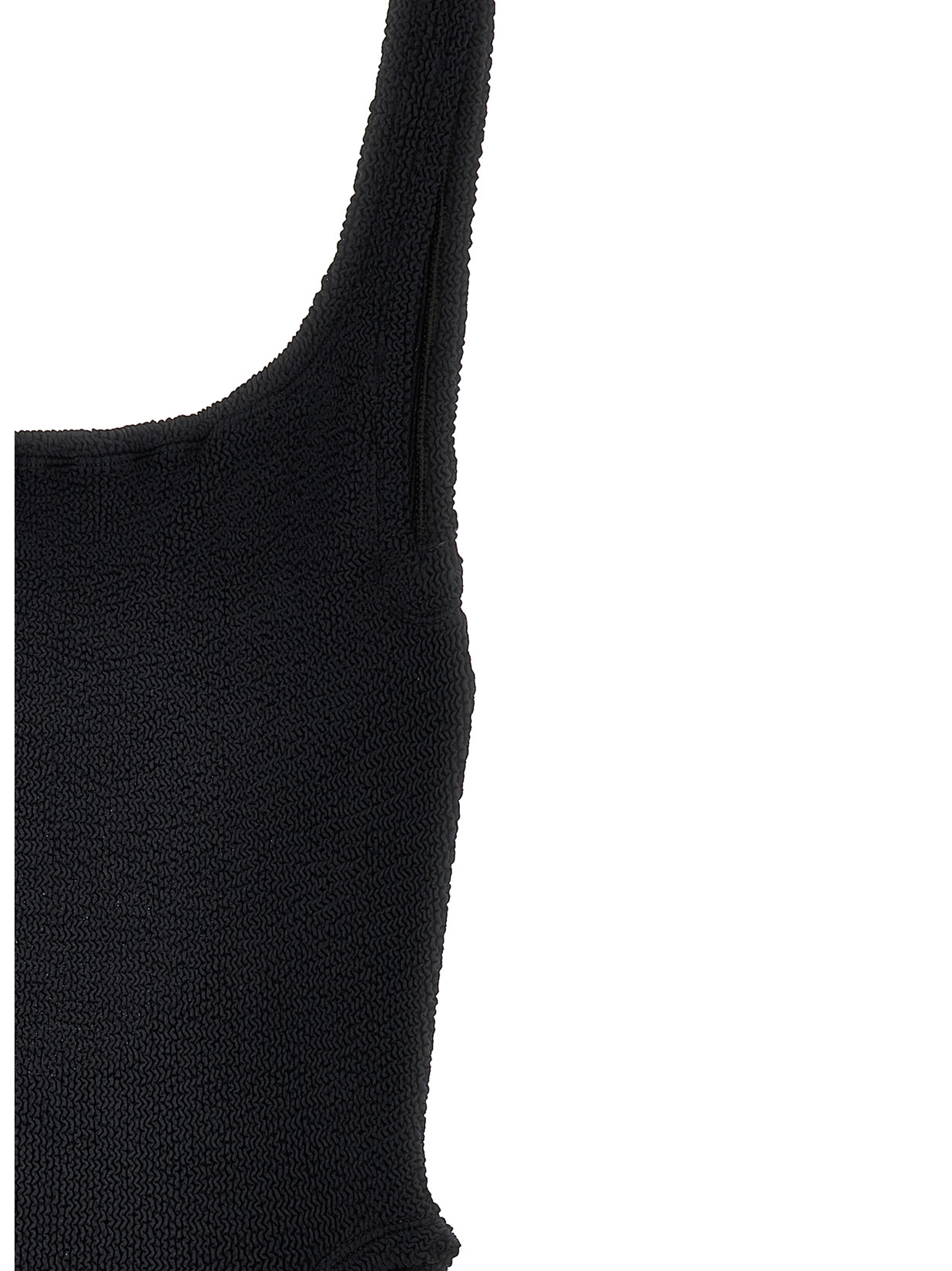 'Square Neck' one-piece swimsuit SQUARENECKSWIMBLACK (Hunza G / スイムウェア ) | Hunza G (フンザ ジー)(2)