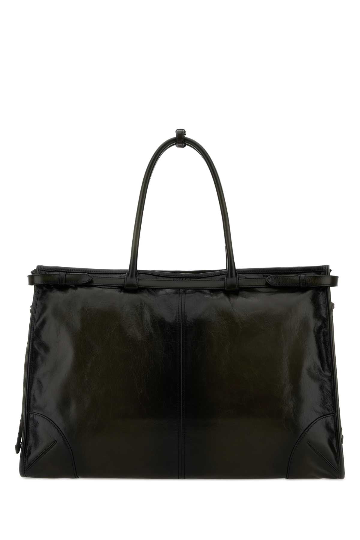 Dark green leather Prada Bonnie shopping bag 2VG1282HKFF03C5 (Prada / ハンドバッグ・ショルダーバッグ ) | Prada (プラダ)(2)