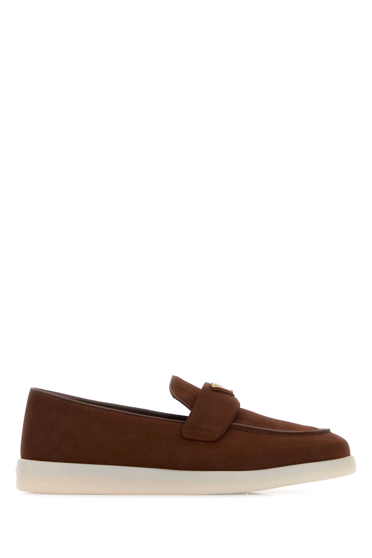 Chocolate suede loafers 1D222NFB025037F0005 (Prada / ローファー ) | Prada (プラダ)