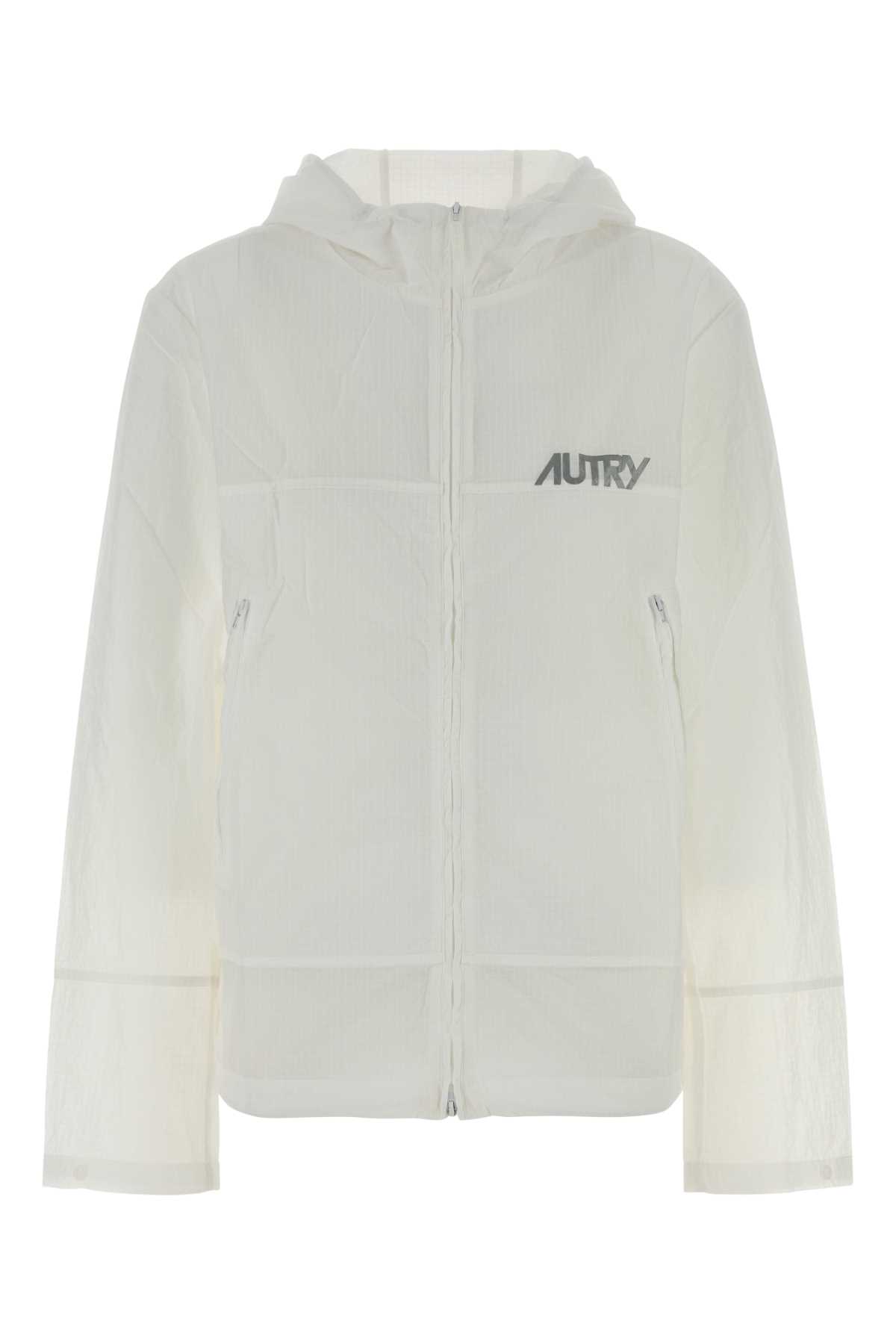 White nylon windbreaker WBPX012W (AUTRY / カジュアルジャケット ) | AUTRY (オートリー)