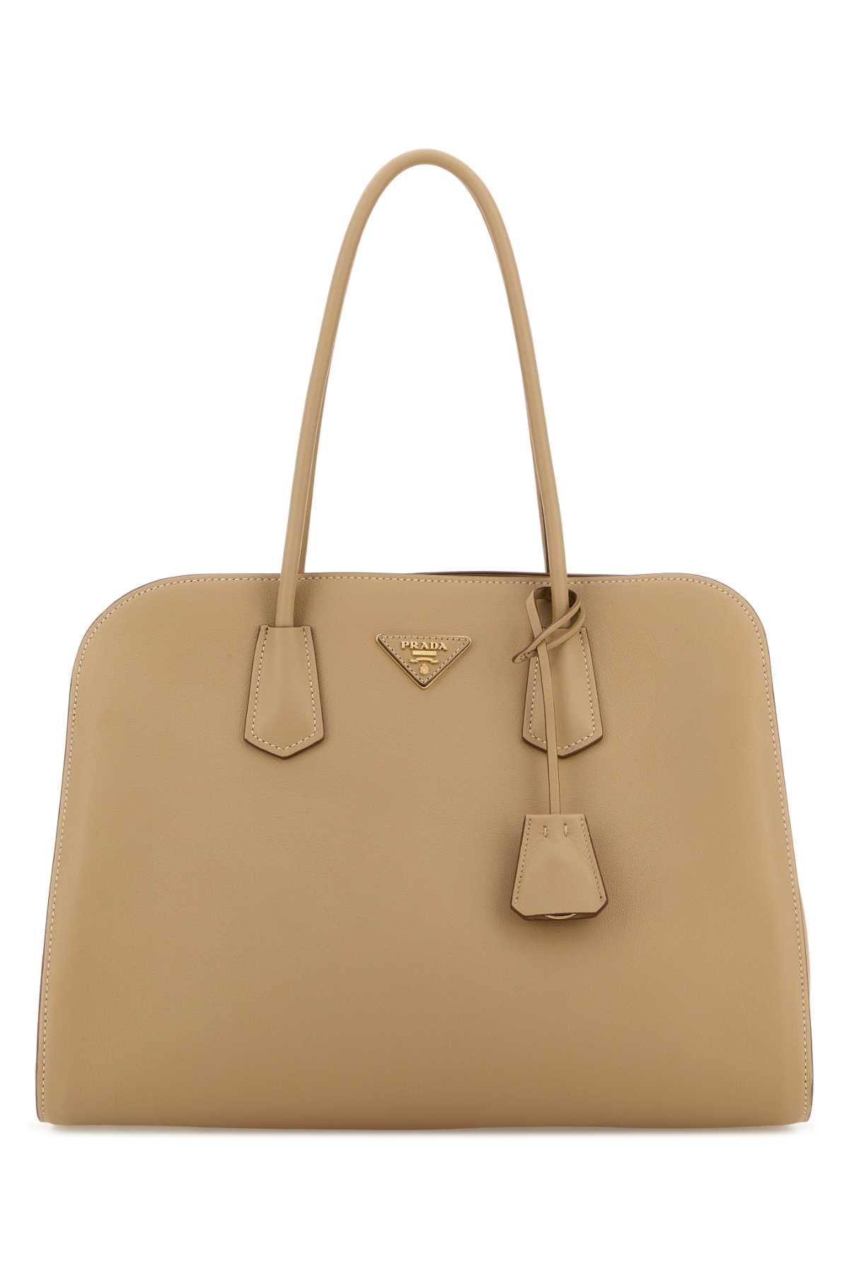 Beige leather shopping bag 1BG6052CYSF0036 (Prada / ハンドバッグ・ショルダーバッグ ) | Prada (プラダ)