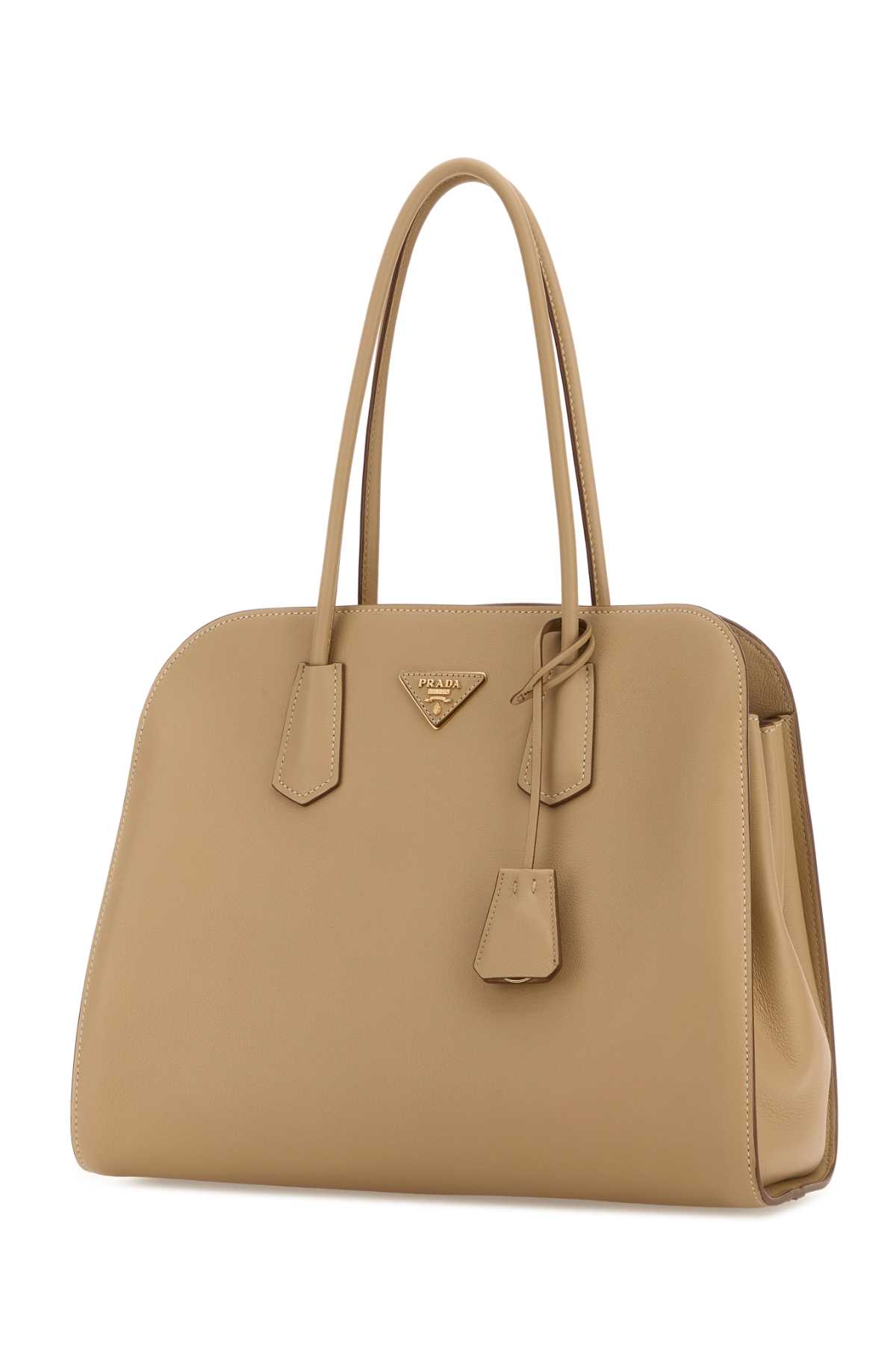 Beige leather shopping bag 1BG6052CYSF0036 (Prada / ハンドバッグ・ショルダーバッグ ) | Prada (プラダ)(1)