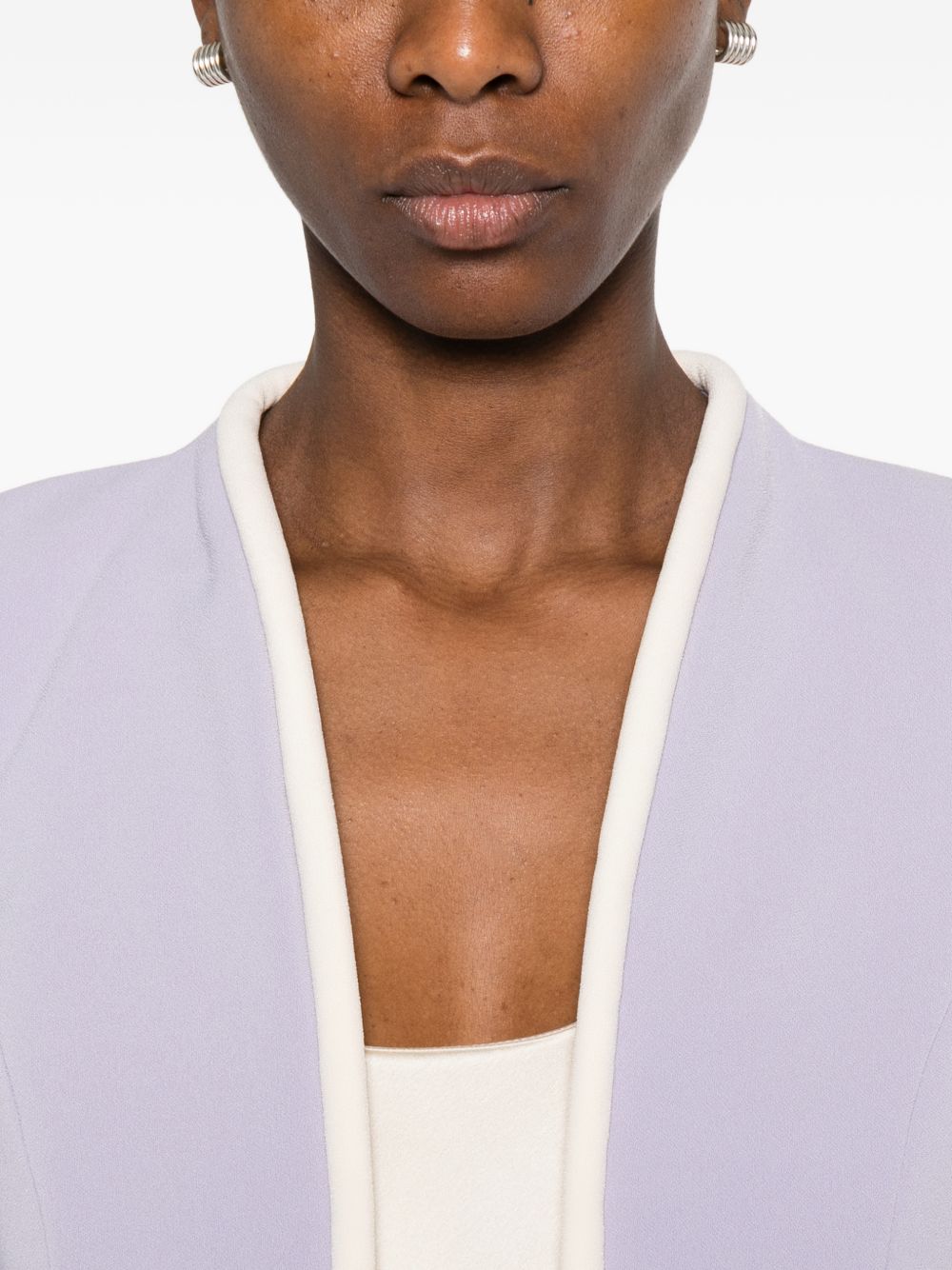 Elisabetta Franchi Jackets Lilac GI21461E2FC9 (Elisabetta Franchi / ブレザー・ジャケット ) | Elisabetta Franchi (エリザベッタ フランキ)(3)