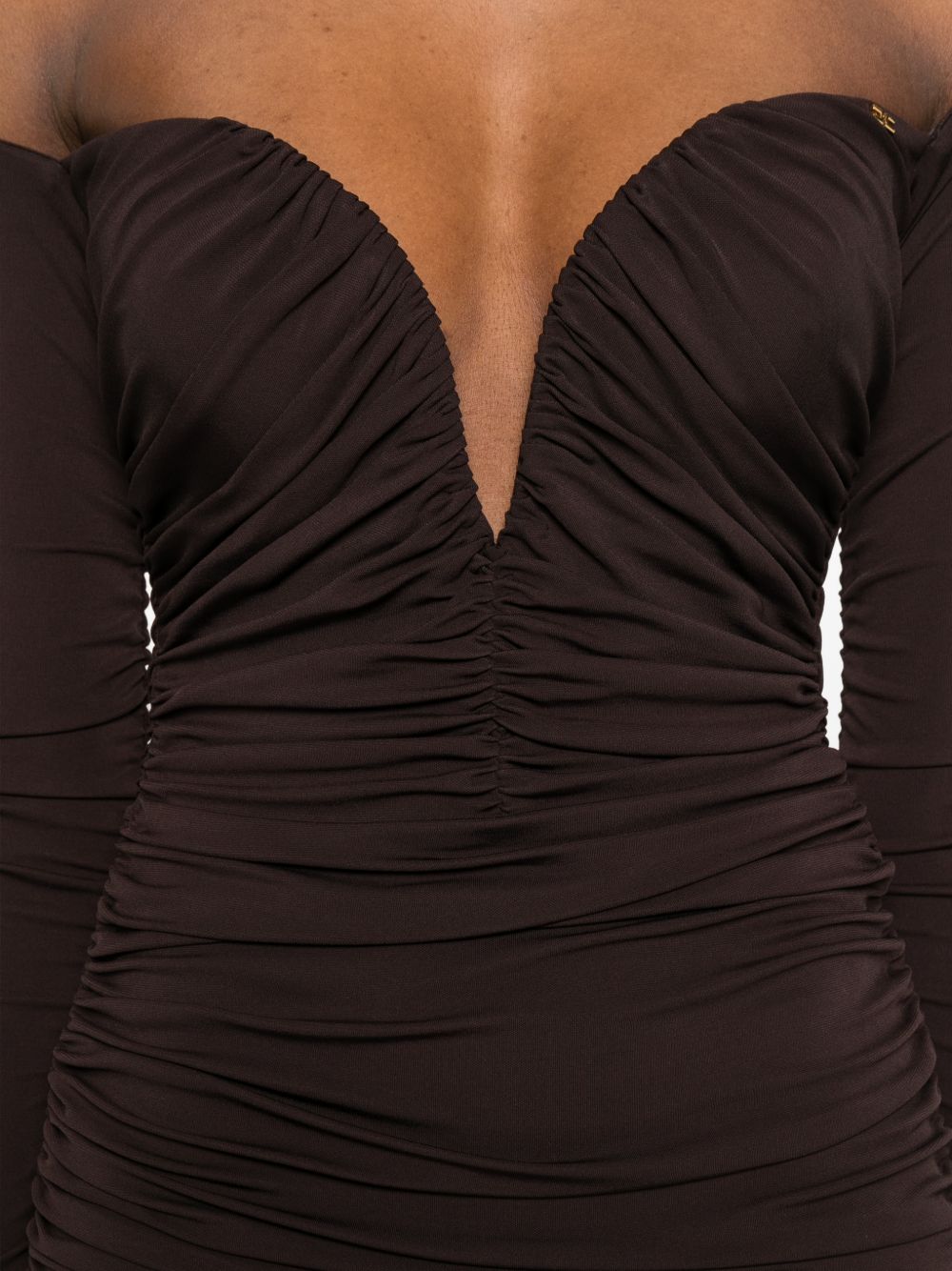 Elisabetta Franchi Dresses Brown AB88062E2EV9 (Elisabetta Franchi / ワンピース・ドレス・オールインワン ) | Elisabetta Franchi (エリザベッタ フランキ)(2)