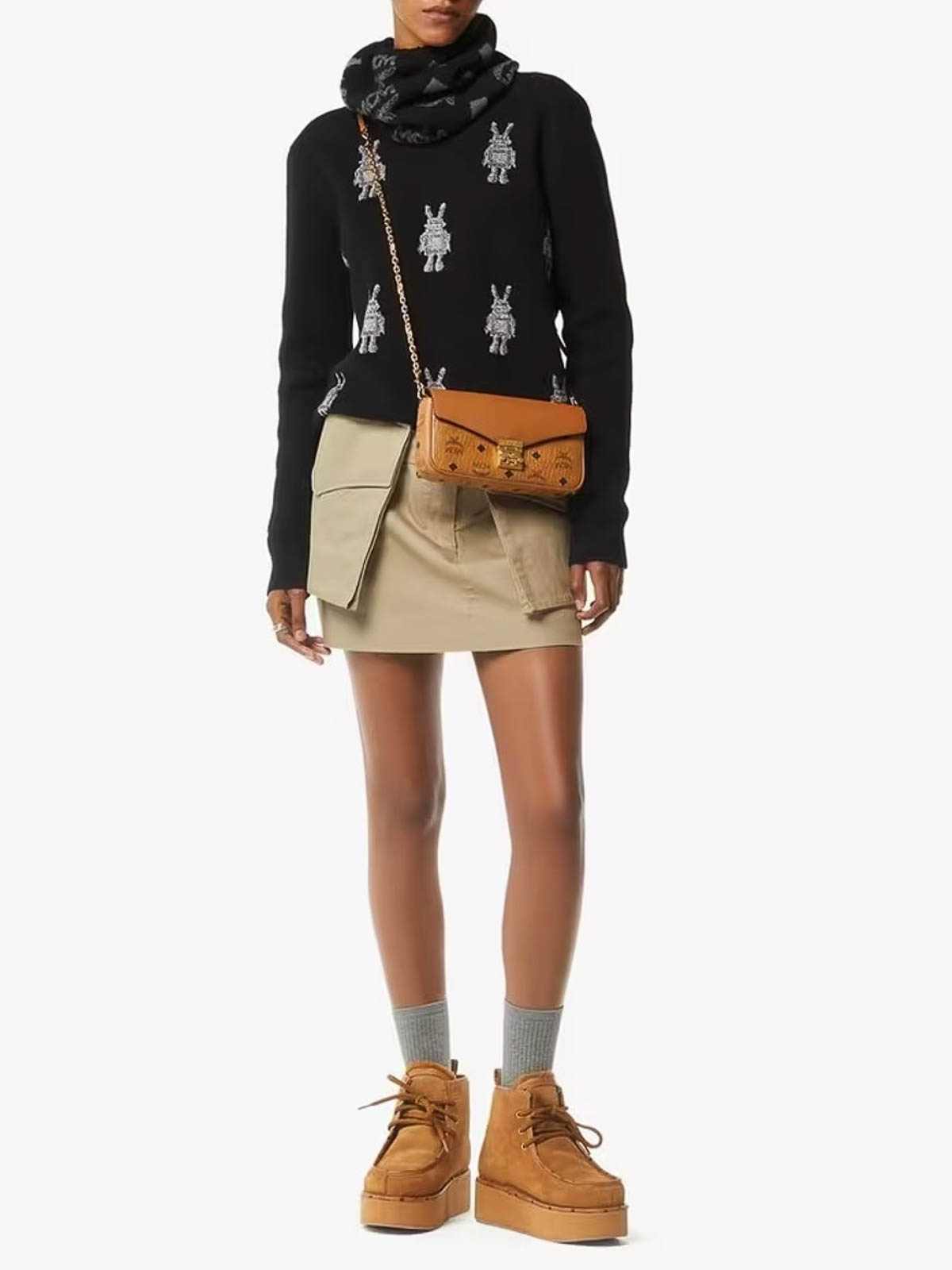 Tracy Leather Crossbody MWRGSXT01CO001VI (MCM / ハンドバッグ・ショルダーバッグ ) | MCM (エムシーエム)(4)