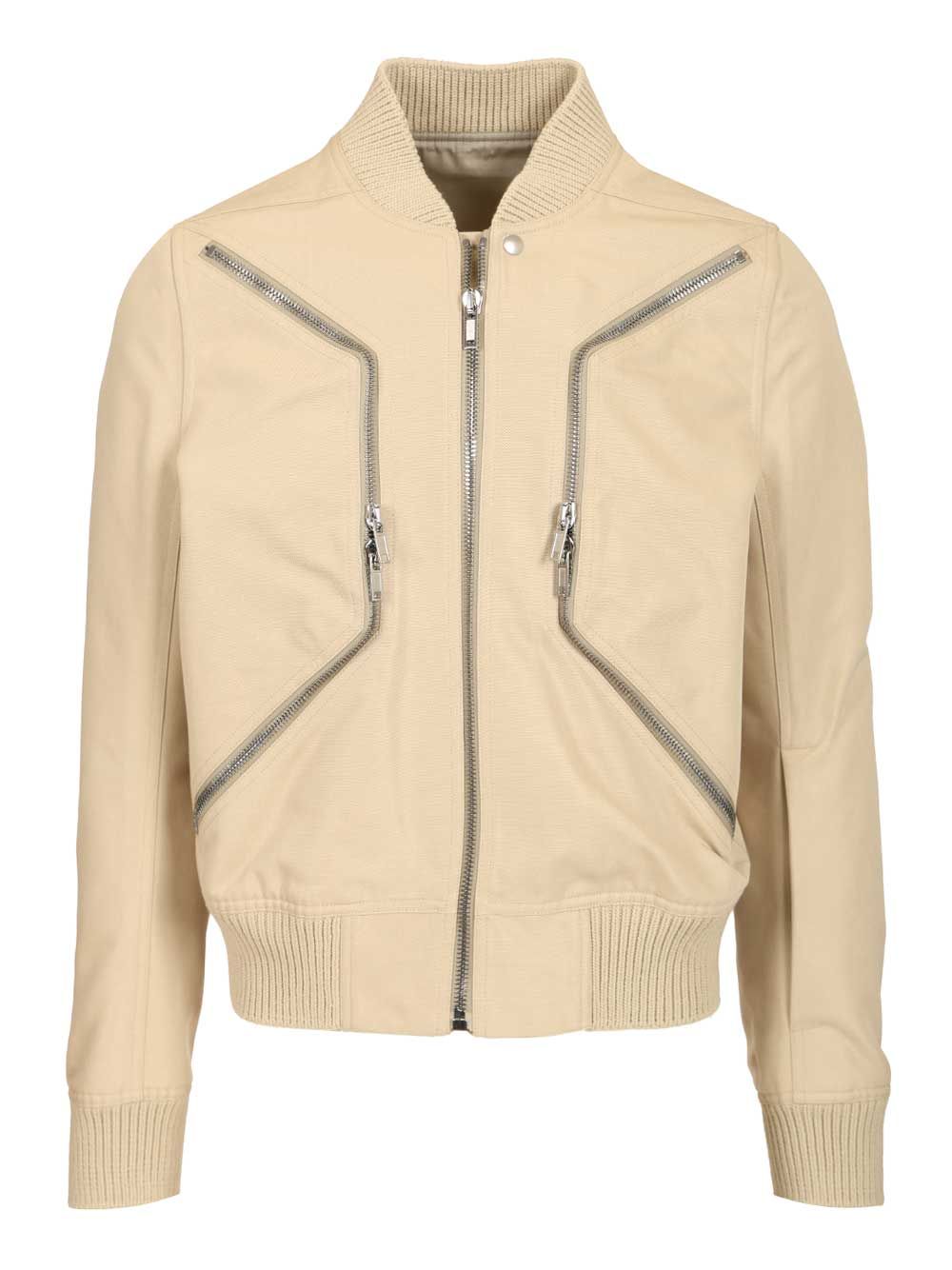 Heizer Flight Jacket in Organic Cotton RU01F2790CDU138 (Rick Owens / カジュアルジャケット ) | Rick Owens (リック オウエンス)