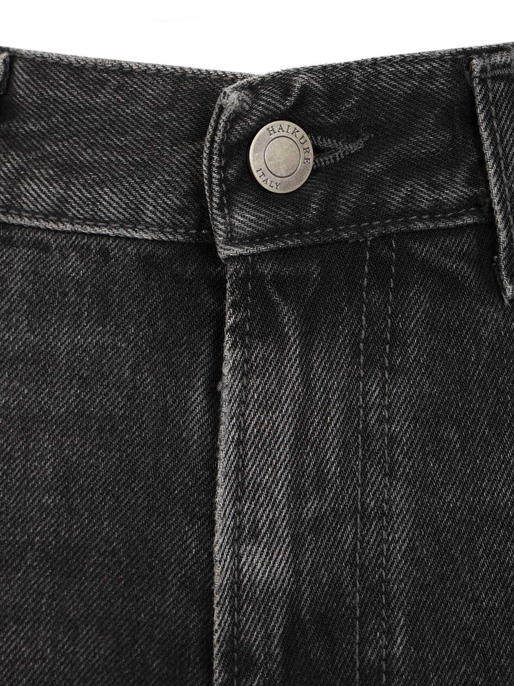 KOREA AUTHENTIC BLACK WASH CUT HEW03185DF174L902CL902C (HAIKURE / ジーンズ ) | HAIKURE (ハイクレ)(3)