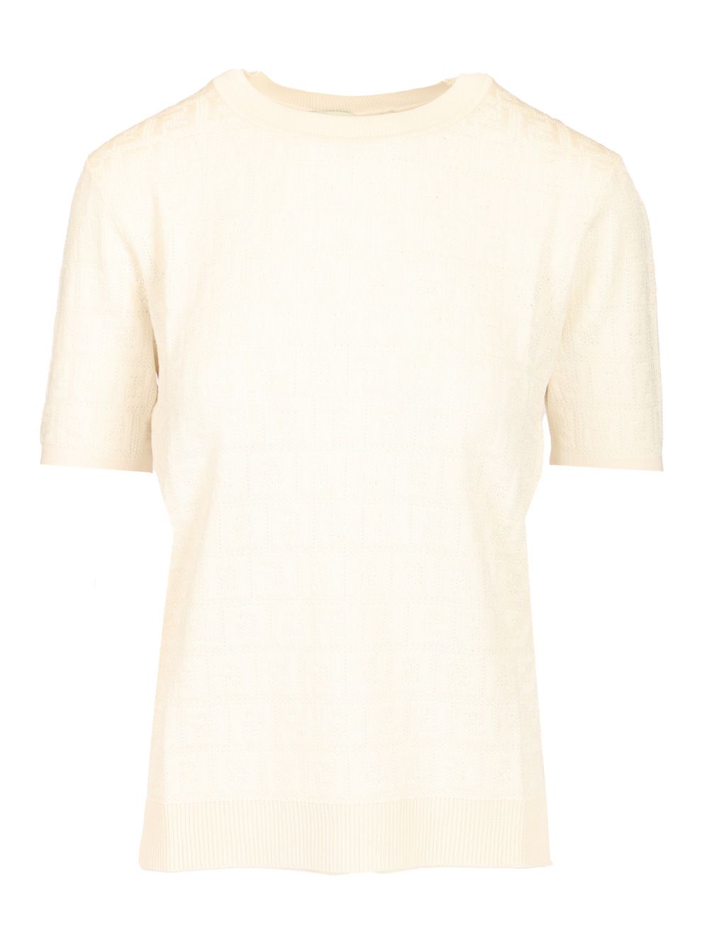 FF cotton and viscose sweater FZXD57AUZRF0ZNM (FENDI / ニット・セーター・カーディガン ) | FENDI (フェンディ)