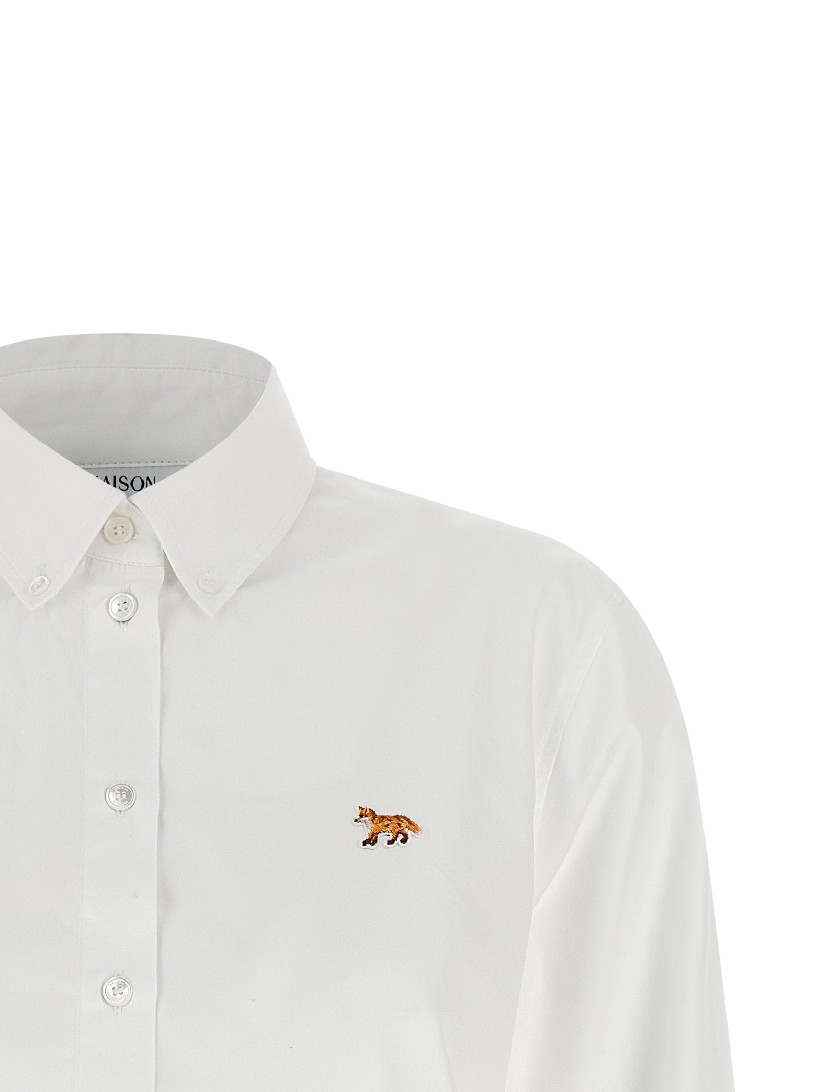 'Baby Fox' cropped shirt QW00402WC0026P100 (Maison Kitsuné / シャツ・ブラウス ) | Maison Kitsuné (メゾン キツネ)(2)