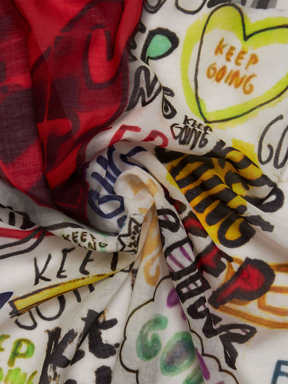 BIG LOVE PRINTED STOLE E2620971510 (Faliero Sarti / スカーフ・マフラー ) | Faliero Sarti (ファリエロ サルティ)(1)