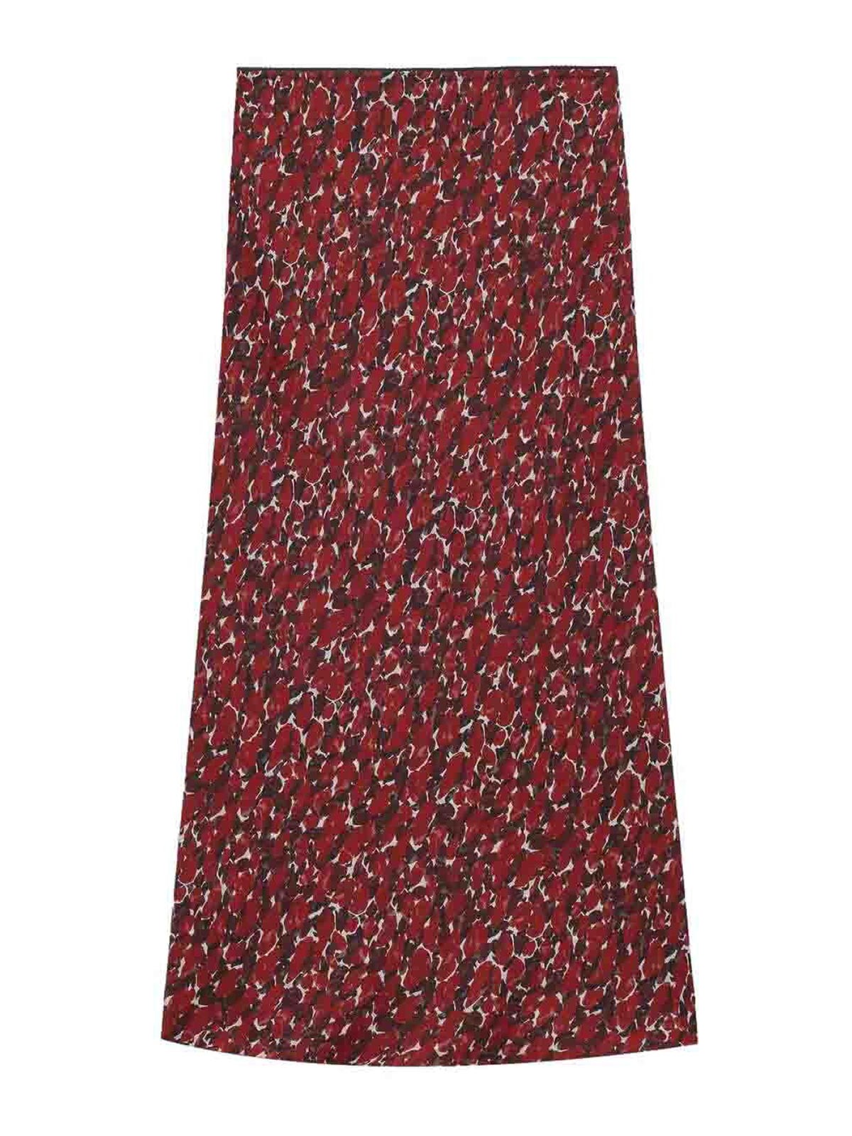 Printed-Silk Midi Skirt 841953Y4J659477 (Saint Laurent / スカート ) | Saint Laurent (サンローラン)(1)