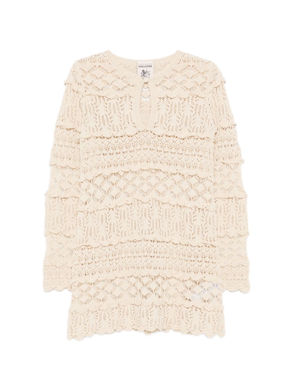 Semicouture Dresses White S6SF05A070 (SEMICOUTURE / ワンピース・ドレス・オールインワン ) | SEMICOUTURE (セミクチュール)