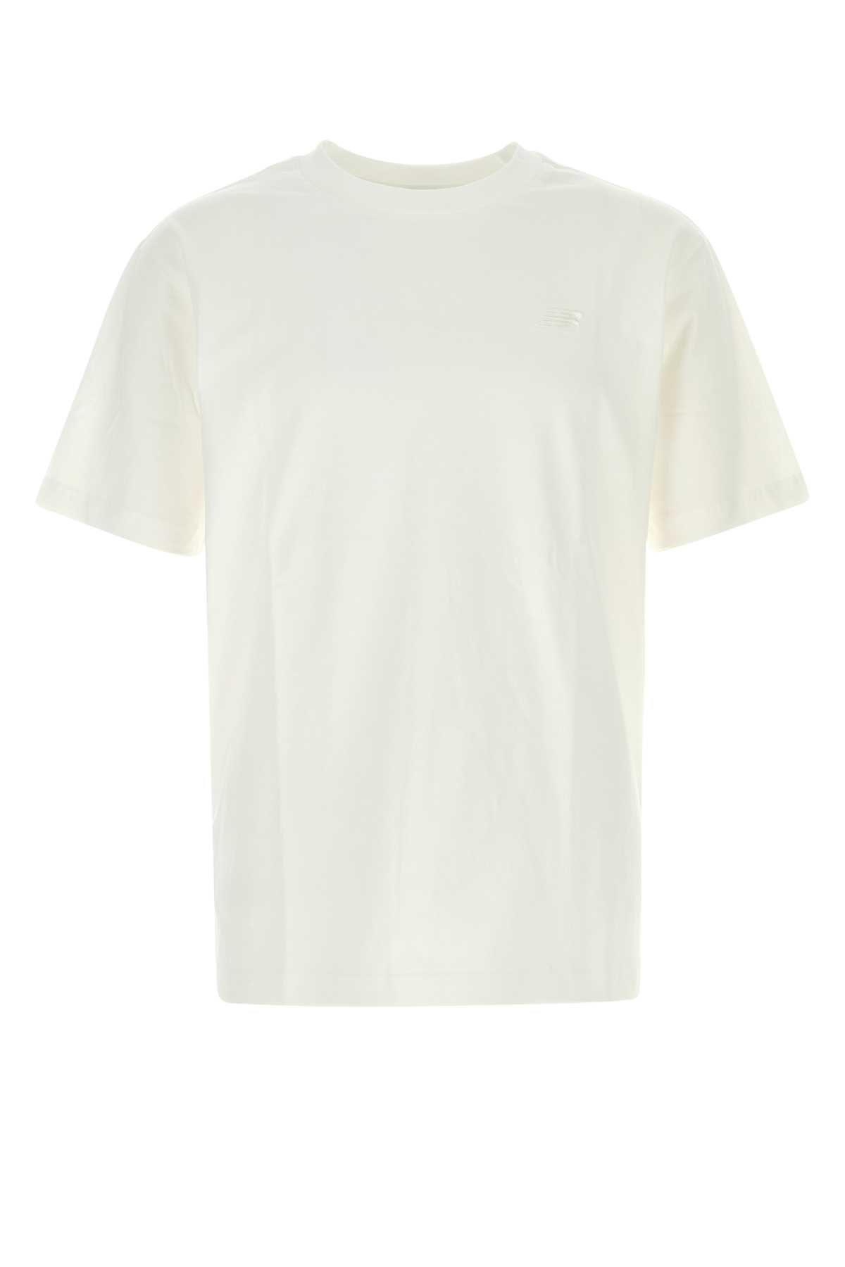 White cotton t-shirt MT41533WTWHITE (New Balance / Tシャツ・カットソー ) | New Balance (ニューバランス)
