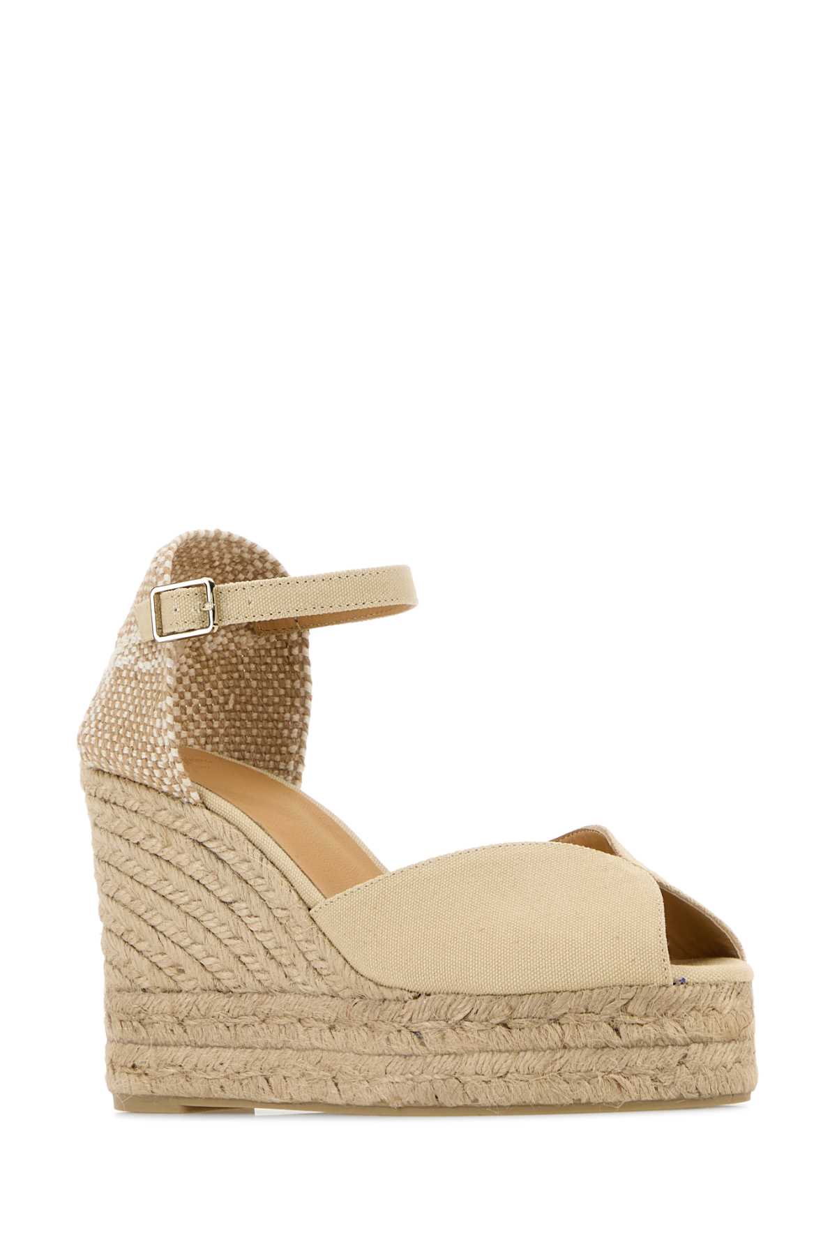 Sand canvas Bianca wedges 022233IVORY (Castañer / サンダル ) | Castañer (カスタニエール)(1)