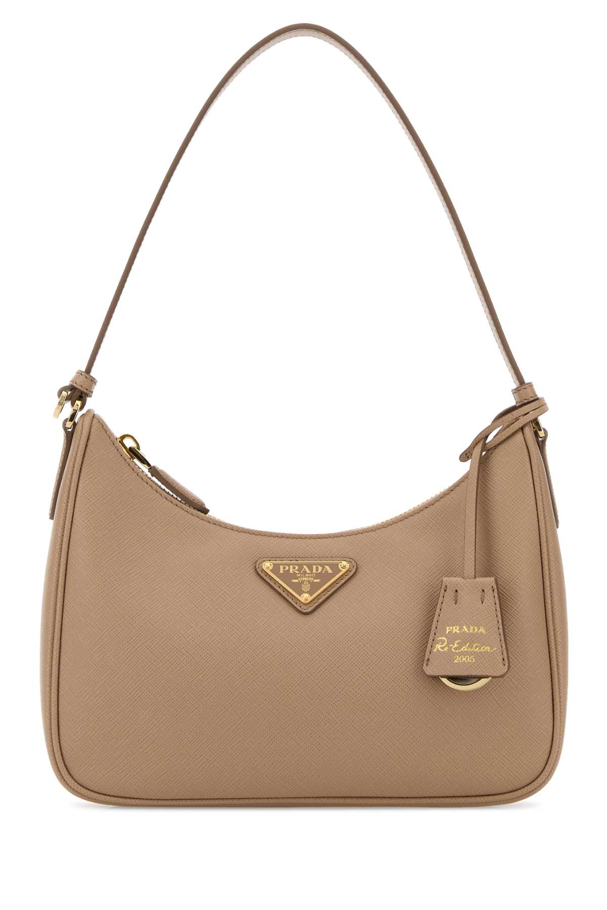 Beige leather Prada Re-Edition 2005 shoulder bag 1N204WNZVF0MUH (Prada / ハンドバッグ・ショルダーバッグ ) | Prada (プラダ)