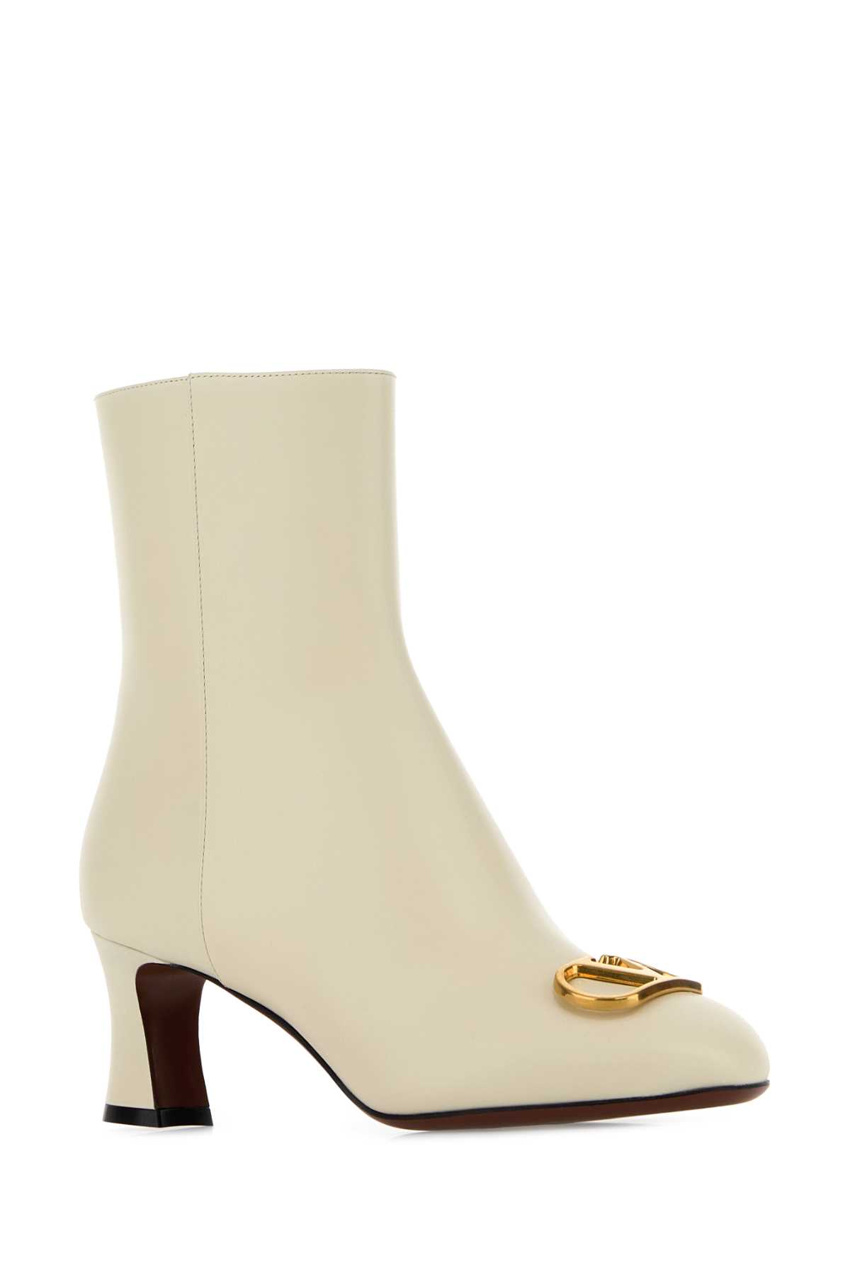 Ivory leather VLogo Signature ankle boots 7W2S0ML2DSH098 (Valentino Garavani / ブーツ ) | Valentino Garavani (ヴァレンティノ)(1)