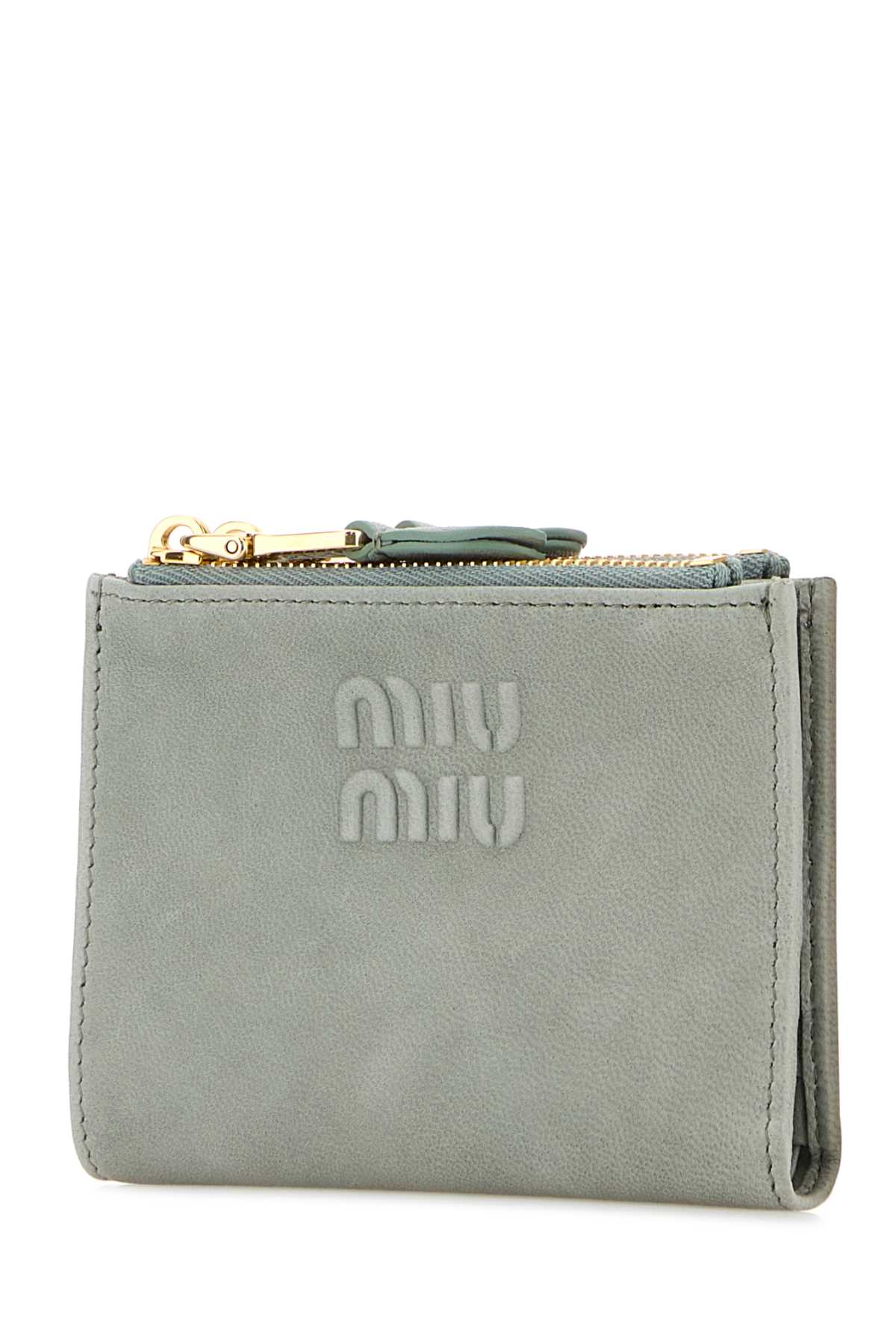 Mint green leather wallet 5ML024AEFXF0035 (MIU MIU / 財布・カードケース ) | MIU MIU (ミュウミュウ)(1)