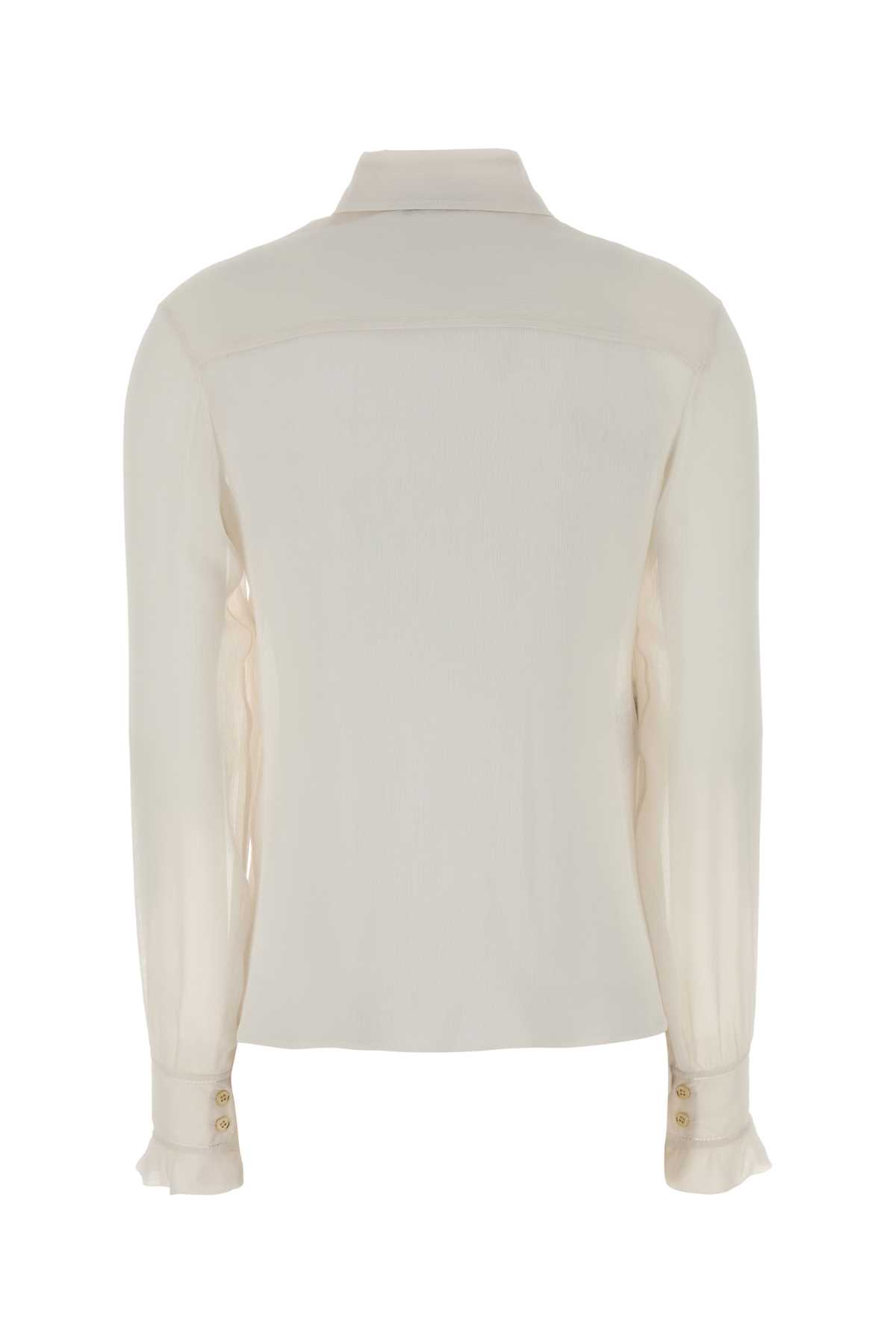 White crepe shirt A022816170003 (ALBERTA FERRETTI / シャツ・ブラウス ) | ALBERTA FERRETTI (アルベルタ フェレッティ)(1)