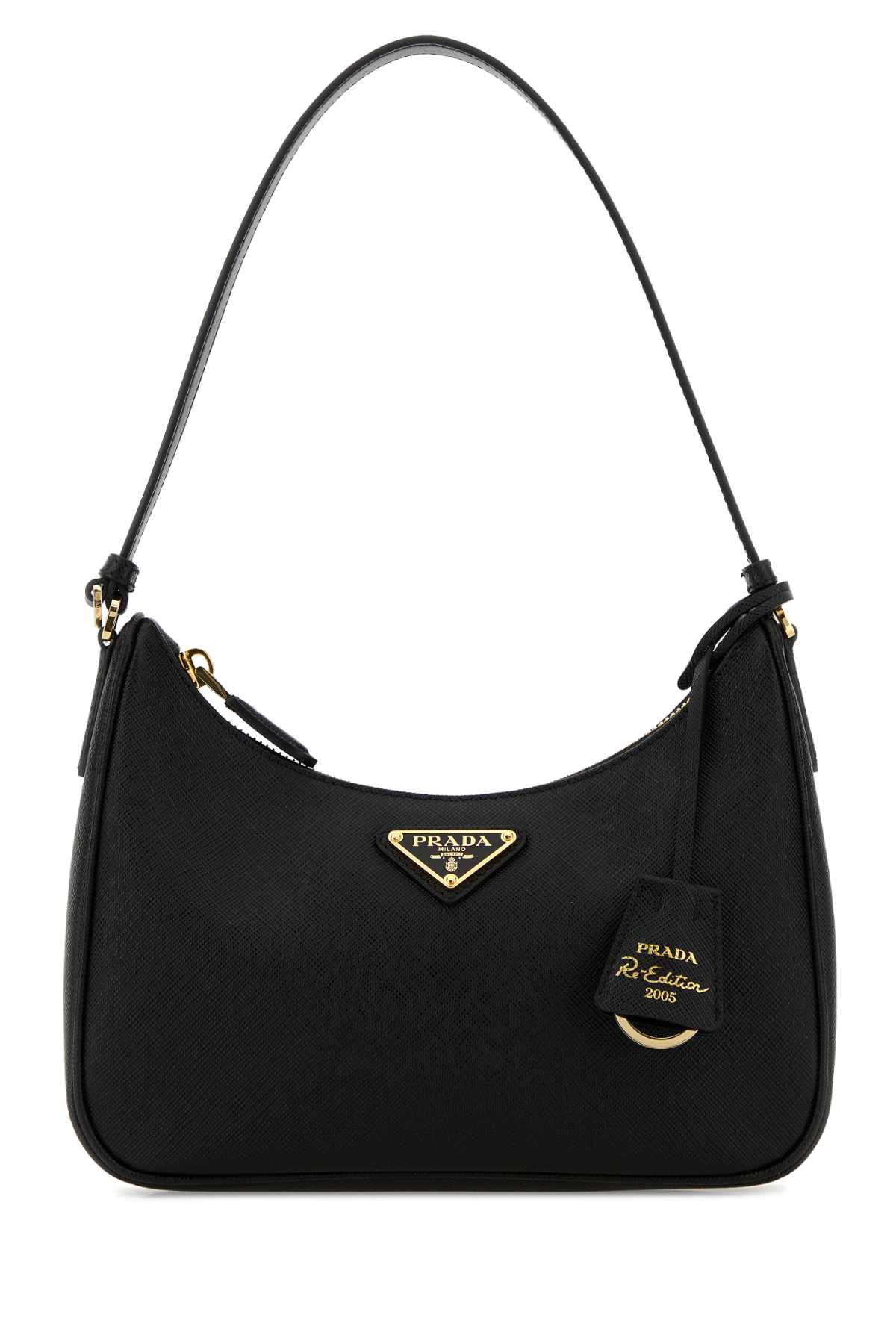 Black leather Prada Re-Edition 2005 shoulder bag 1N204WNZVF0632 (Prada / ハンドバッグ・ショルダーバッグ ) | Prada (プラダ)