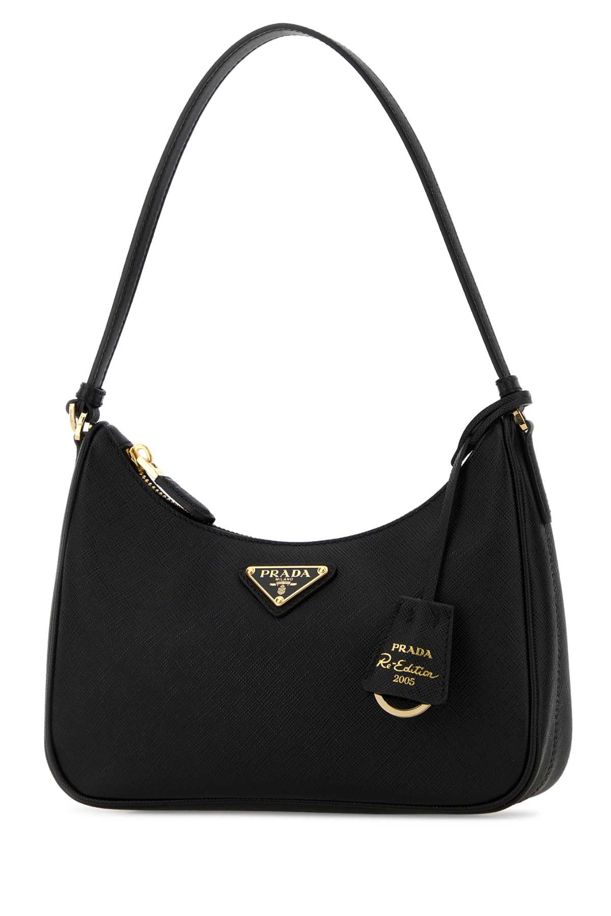 Black leather Prada Re-Edition 2005 shoulder bag 1N204WNZVF0632 (Prada / ハンドバッグ・ショルダーバッグ ) | Prada (プラダ)(1)