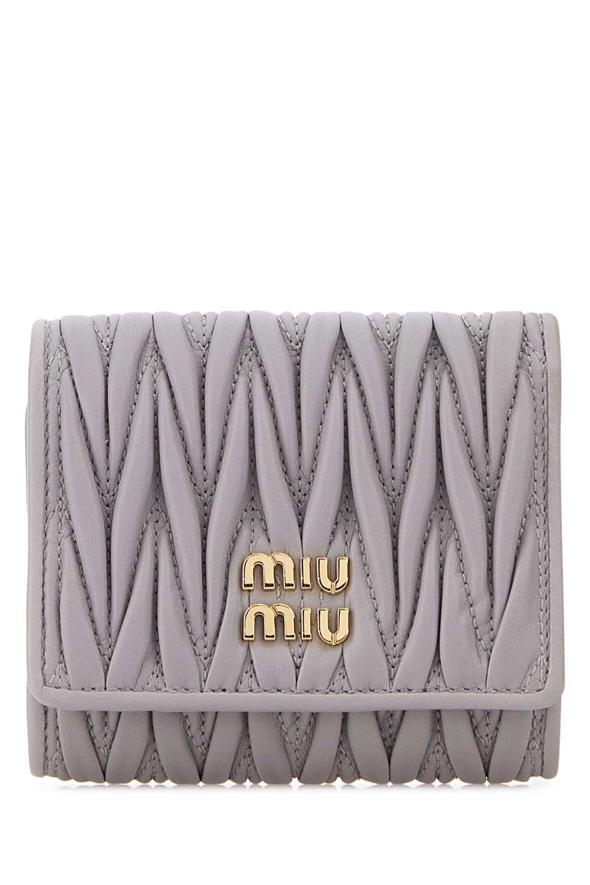 Lilac leather wallet 5MH033AFPPF0230 (MIU MIU / 財布・カードケース ) | MIU MIU (ミュウミュウ)