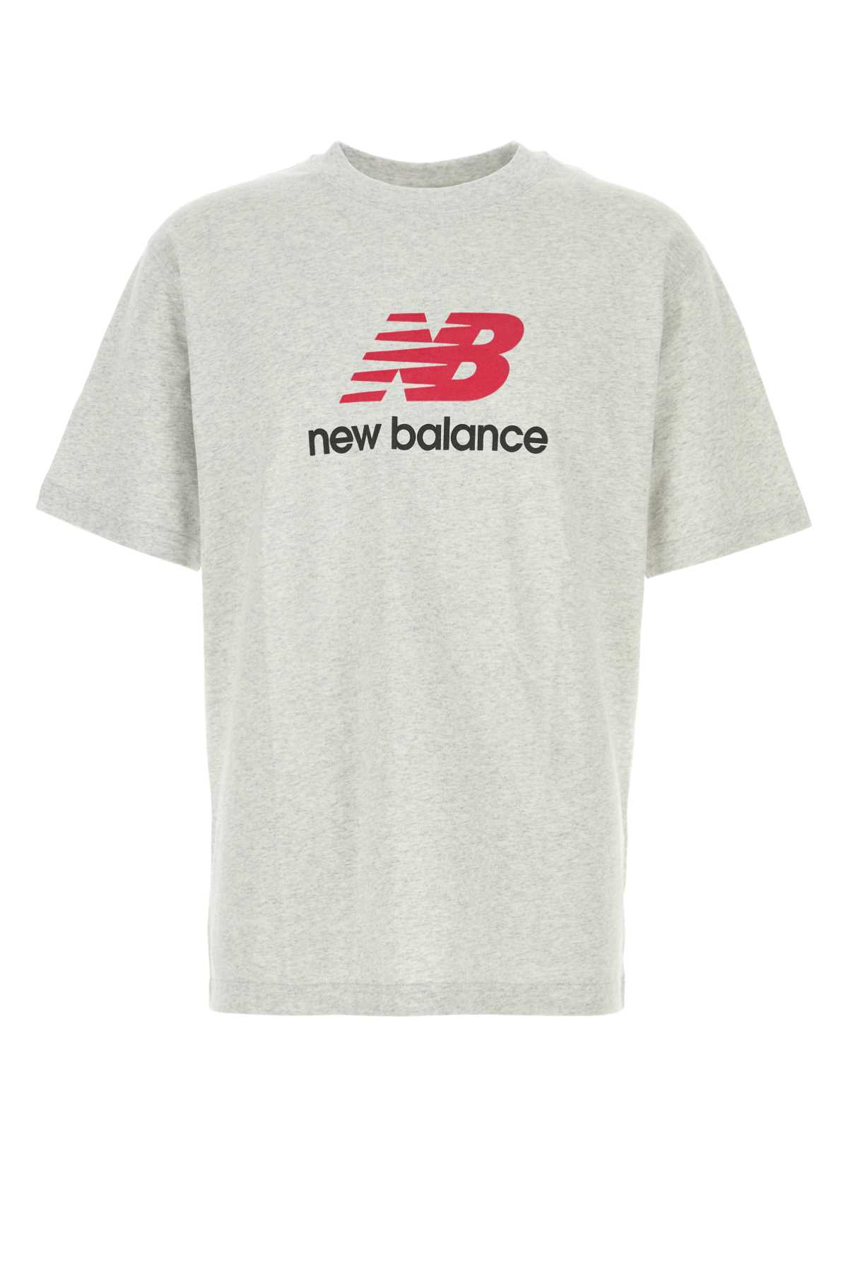 Melange grey cotton t-shirt MT51500AHHASHHEATHER (New Balance / Tシャツ・カットソー ) | New Balance (ニューバランス)
