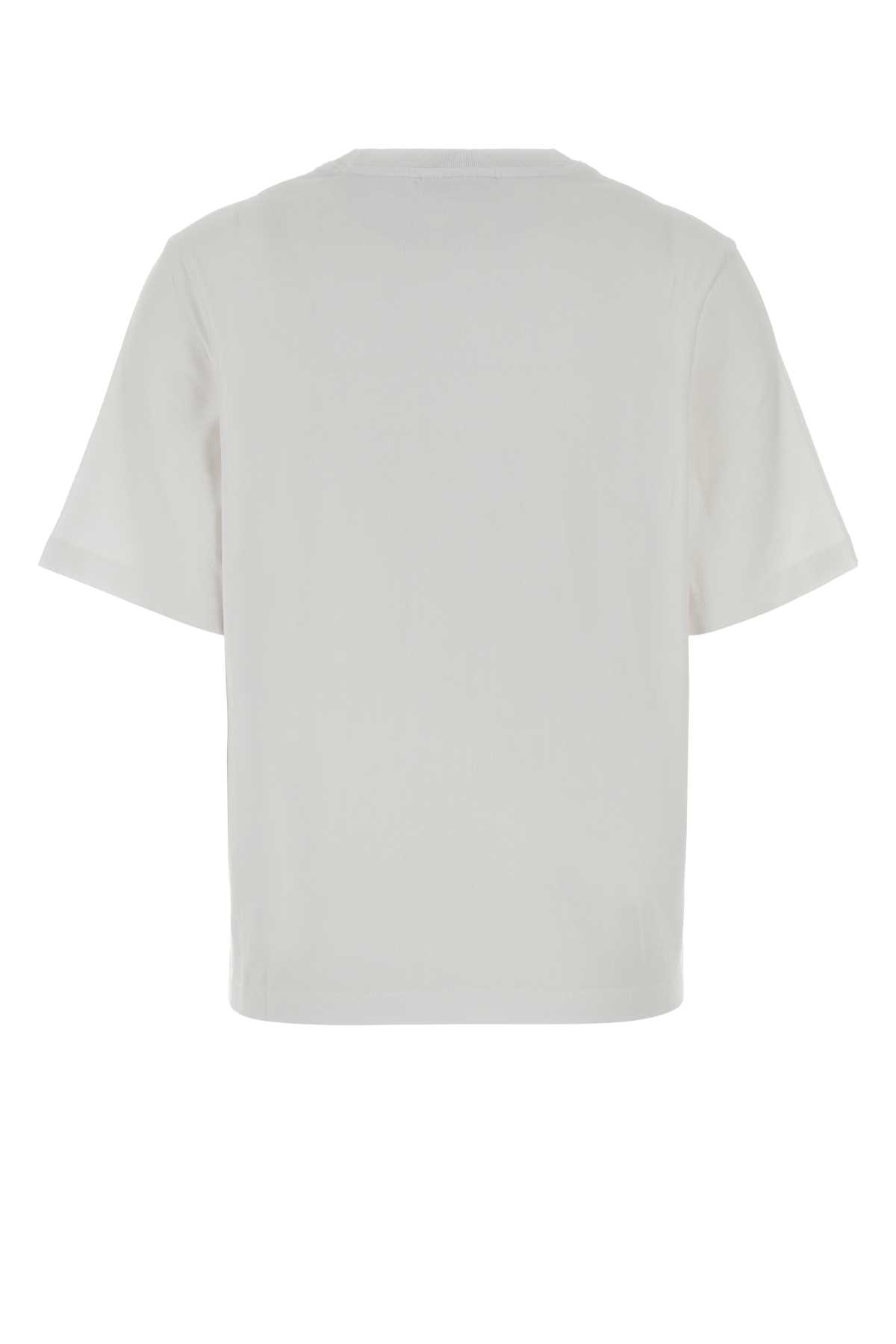 White cotton t-shirt OW00130KJ0119P100 (Maison Kitsuné / Tシャツ・カットソー ) | Maison Kitsuné (メゾン キツネ)(1)