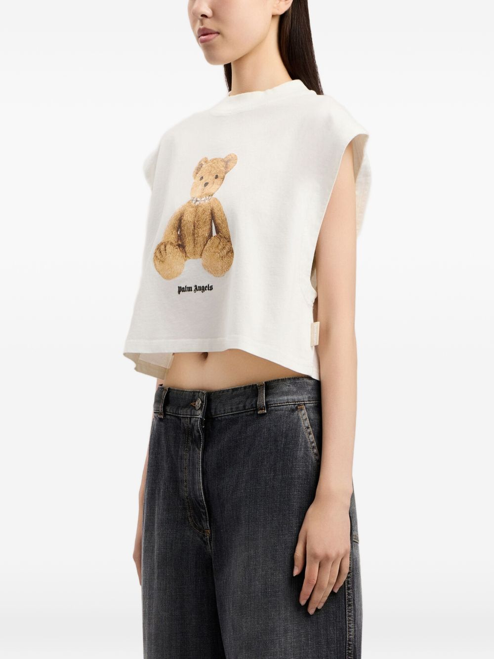 Palm Angels Top PWAC022S26JER0020360 (Palm Angels / タンクトップ・キャミソール ) | Palm Angels (パームエンジェルス)(2)