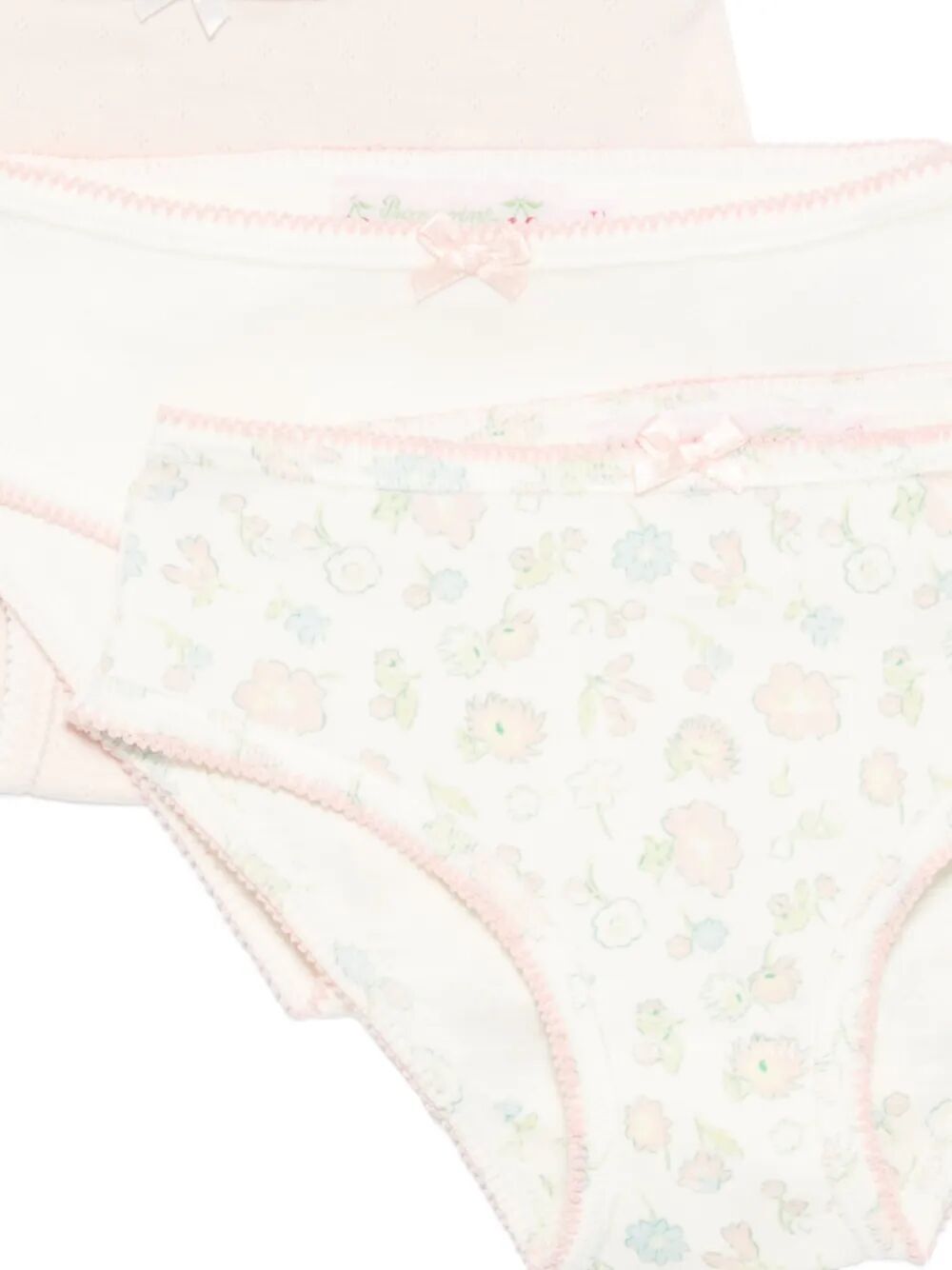 PACK OF 3 AUBREE ORGANIC COTTON PANTIES S06GUNK00002523 (Bonpoint / アンダーウェア ) | Bonpoint (ボンポワン)(2)