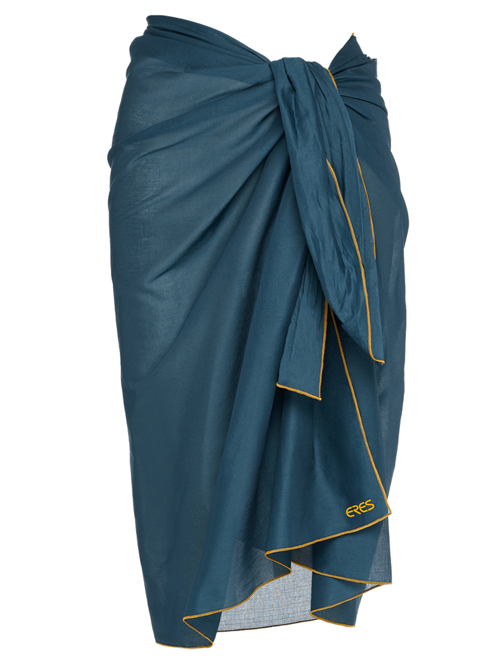 CABINE COTTON VOILE SARONG WITH CONTRASTING BORDER 08240226A (ERES / スイムウェア ) | ERES (エレス)