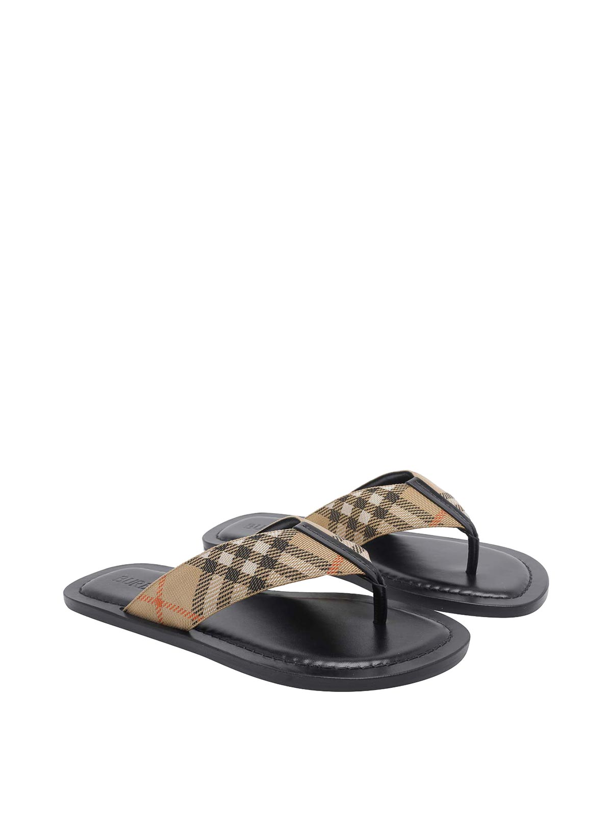 Beige Pavilion Check Sandals 8109162 (Burberry / サンダル ) | Burberry (バーバリー)(1)