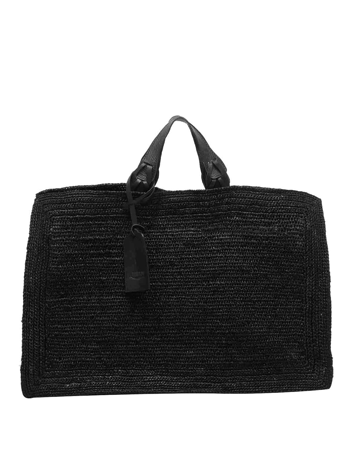 Black Quadra Handbag QUADRABLACK (IBELIV / トートバッグ ) | IBELIV (アイビリーブ)