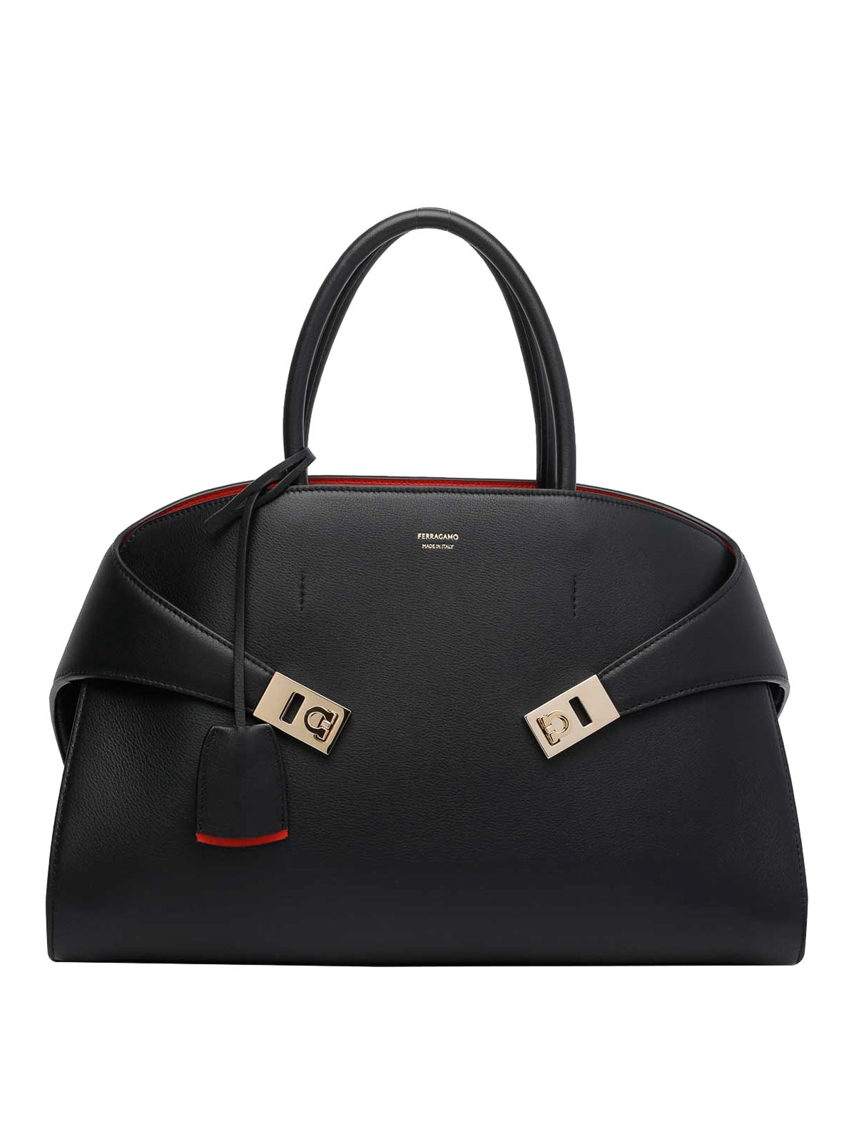 Black Hug Handbag 767651215921 (FERRAGAMO / ハンドバッグ・ショルダーバッグ ) | FERRAGAMO (フェラガモ)