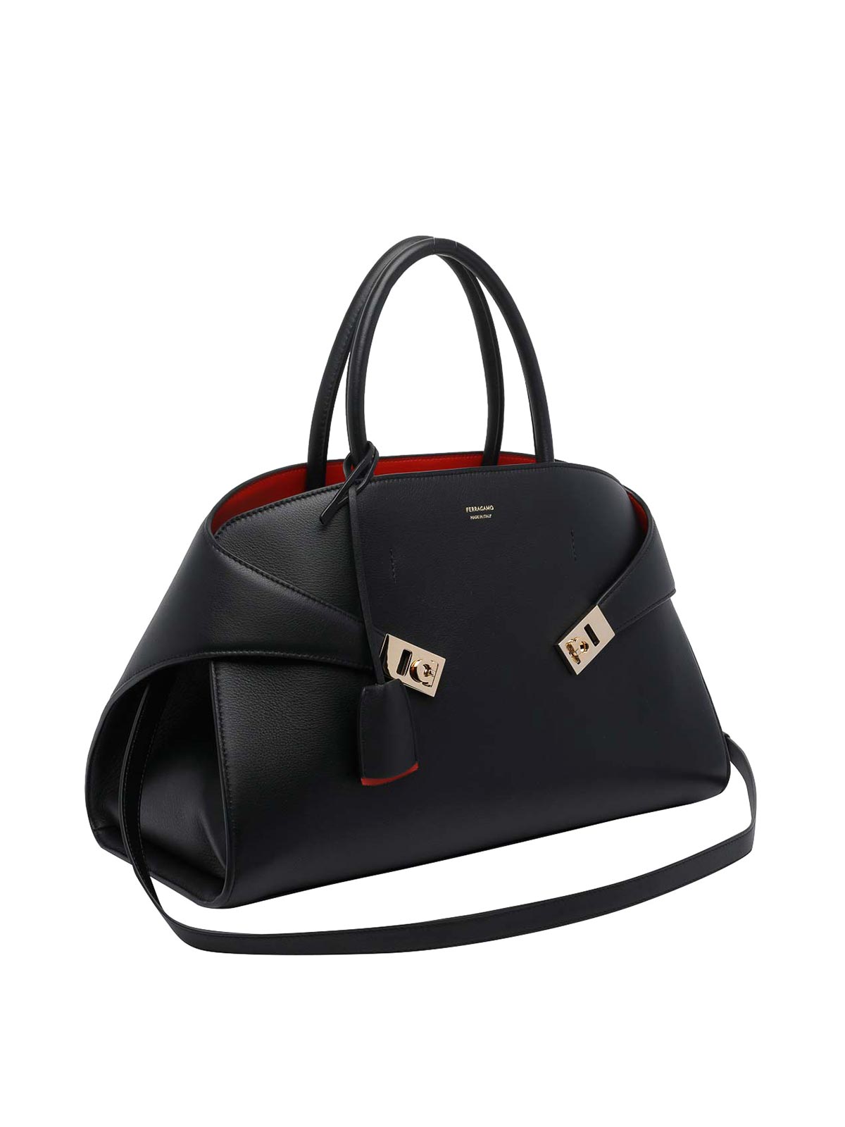 Black Hug Handbag 767651215921 (FERRAGAMO / ハンドバッグ・ショルダーバッグ ) | FERRAGAMO (フェラガモ)(1)