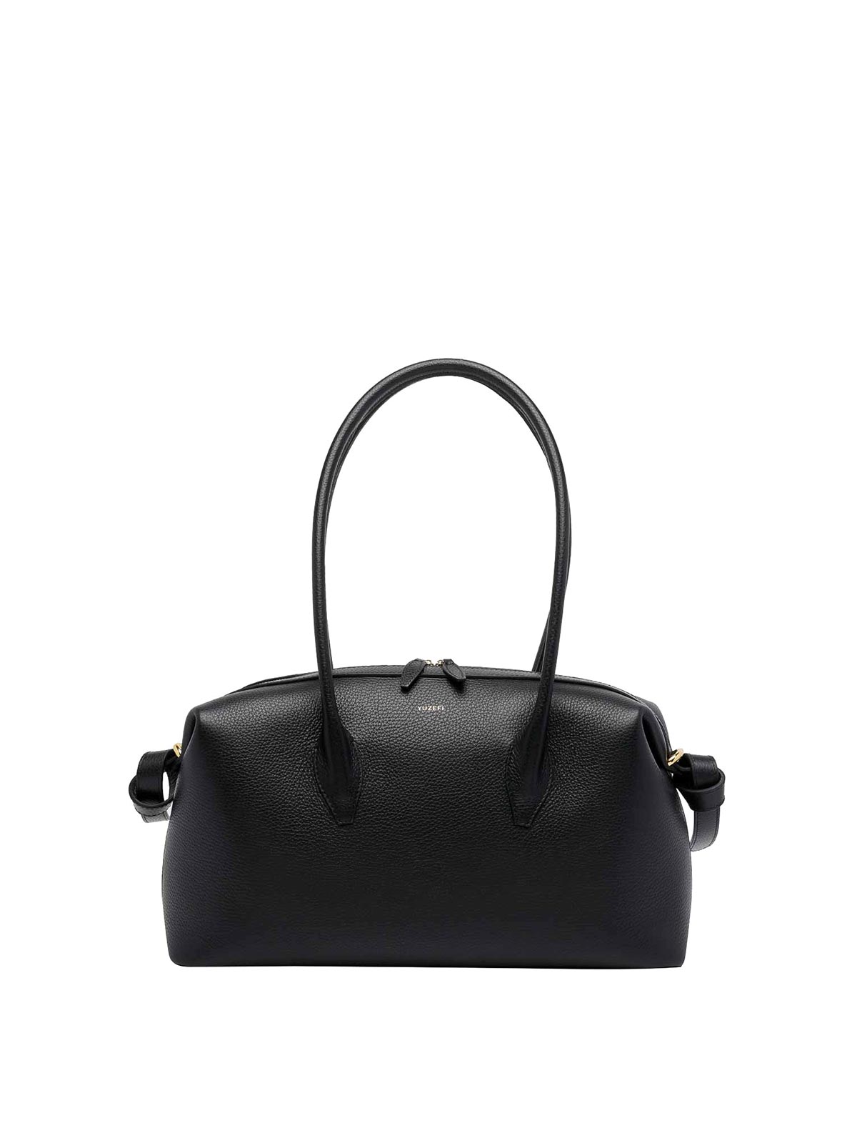 Black Brioche Duffle Bag BRIOCHEDUFFLEPEBBLEGRAINLEATHERL034 (YUZEFI / ハンドバッグ・ショルダーバッグ ) | YUZEFI (ユゼフィ)