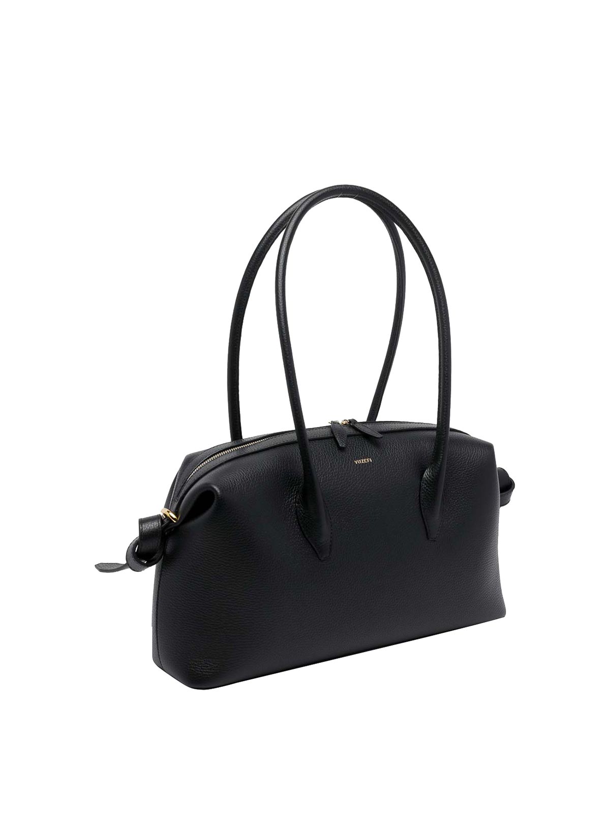 Black Brioche Duffle Bag BRIOCHEDUFFLEPEBBLEGRAINLEATHERL034 (YUZEFI / ハンドバッグ・ショルダーバッグ ) | YUZEFI (ユゼフィ)(1)