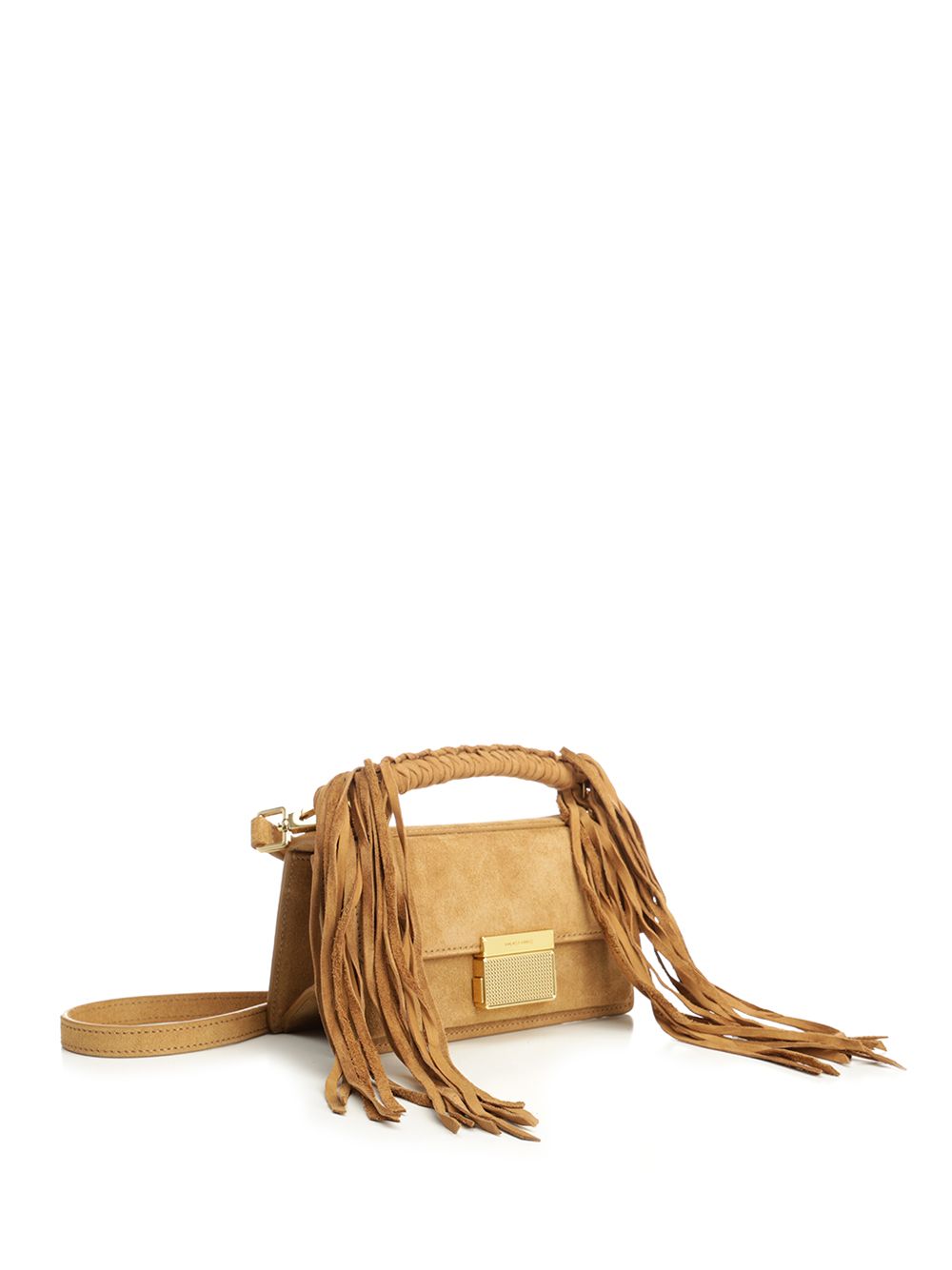 VENEZIA SMALL SUEDE AND NABUK BODY BRAIDED HANDLE GOLD METAL DETAILS GWA00468A00084955303 (Golden Goose / ハンドバッグ・ショルダーバッグ ) | Golden Goose (ゴールデングース)(1)