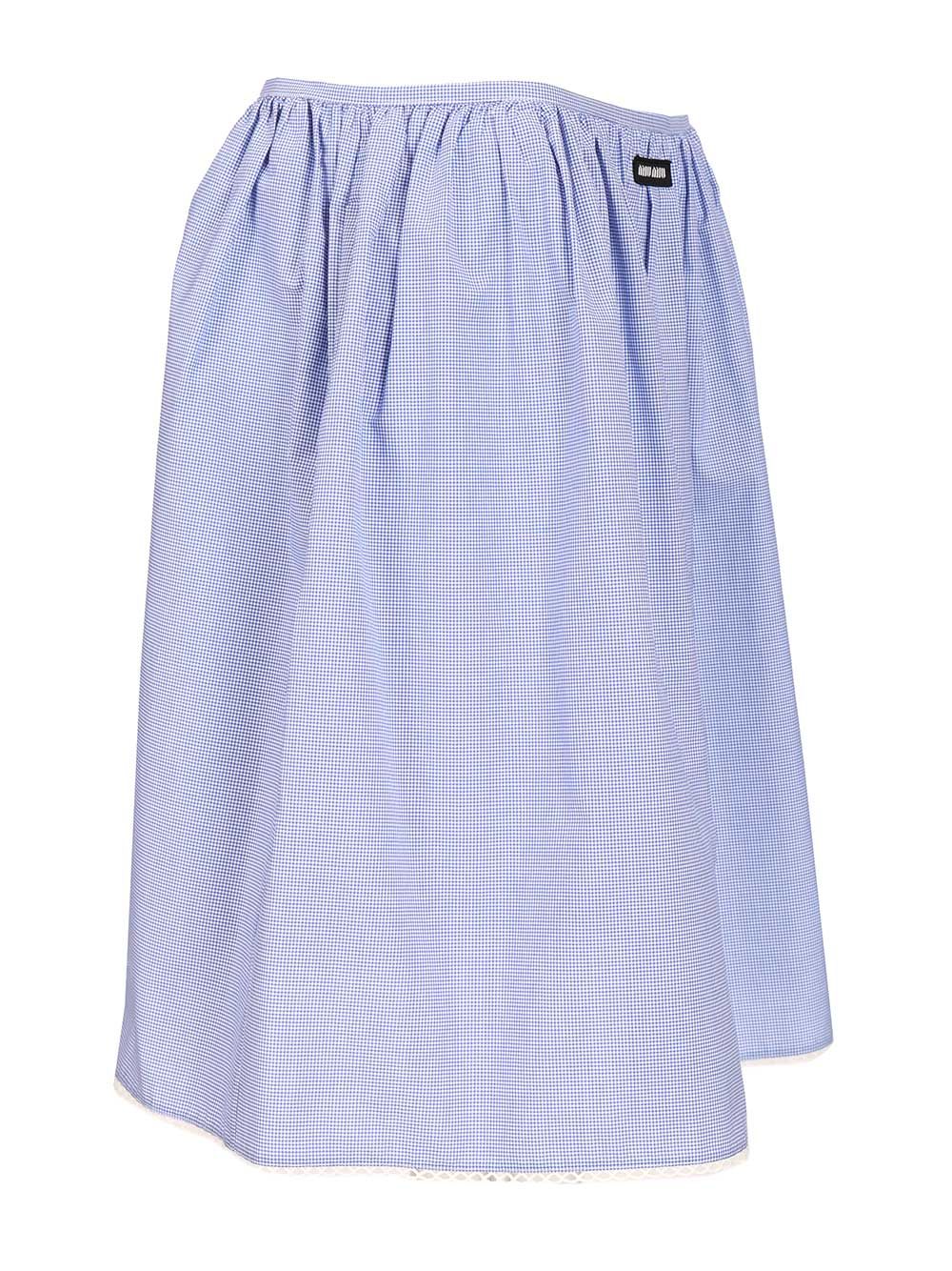 Gingham skirt MG2425 (MIU MIU / スカート ) | MIU MIU (ミュウミュウ)(2)