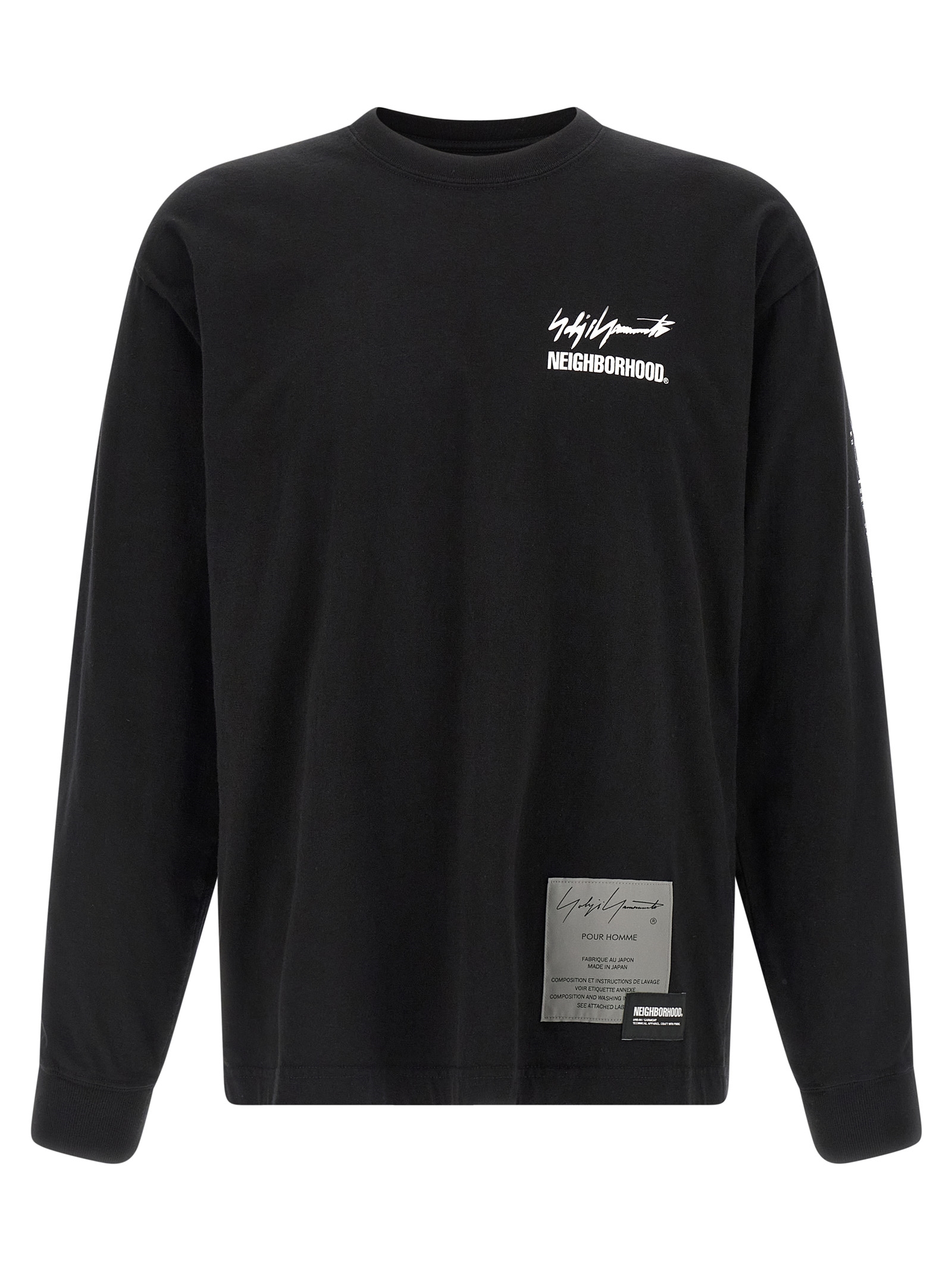 Yohji Yamamoto × NH 'LS TEE' T-shirt HKT98998BLACK2 (Yohji Yamamoto / Tシャツ・カットソー ) | Yohji Yamamoto (ヨウジヤマモト)