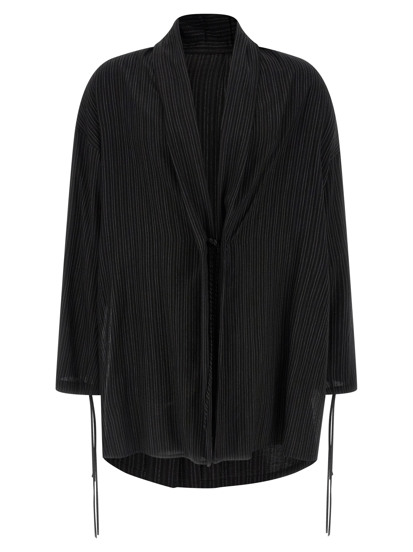 'Thin stripe' jacket HKJ45227BLACK1 (Yohji Yamamoto / カジュアルジャケット ) | Yohji Yamamoto (ヨウジヤマモト)